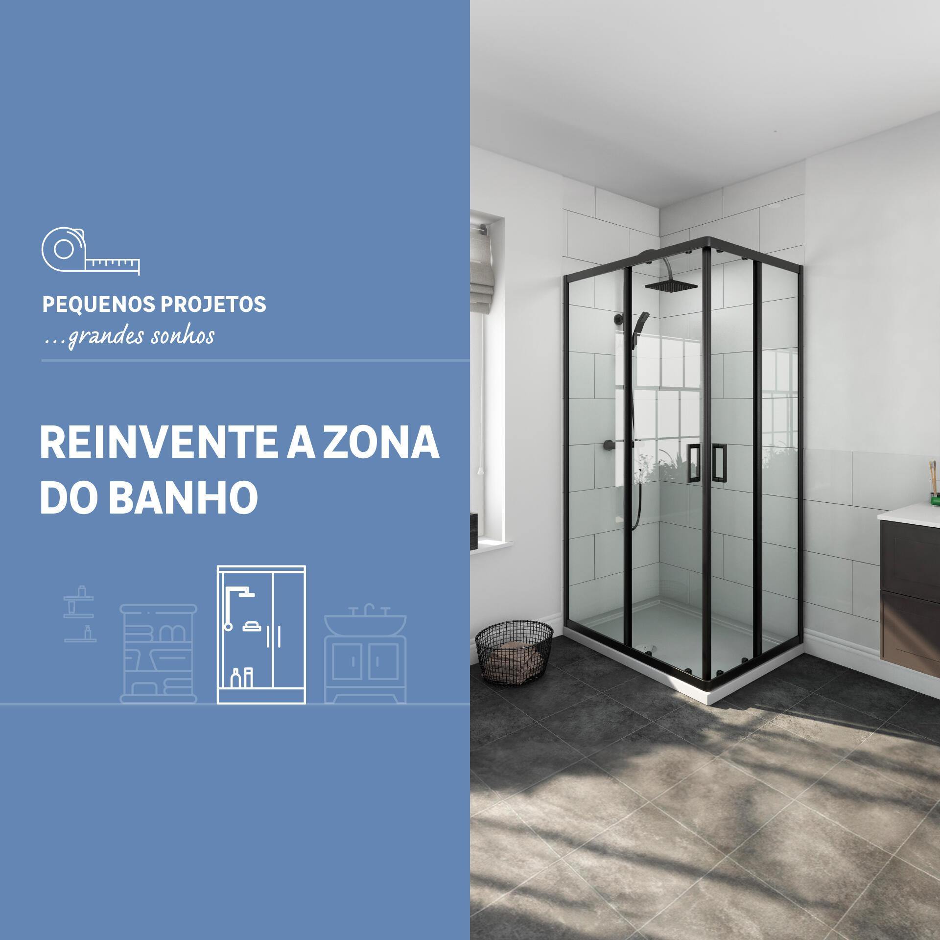 pequeno projeto reinvente a zona do banho