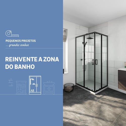 Pequenos projetos Reinvente a zona do banho