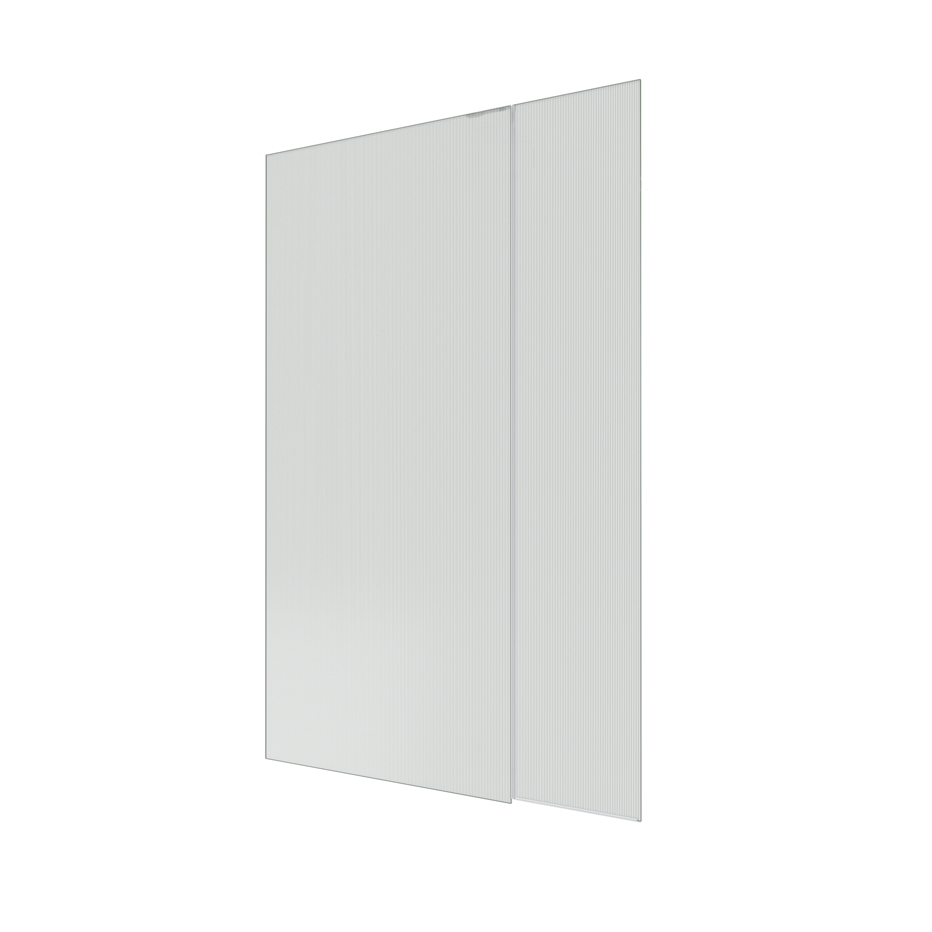 Cristal para mampara abatible ranurado neo 180(140+40)x200 cm 8mm