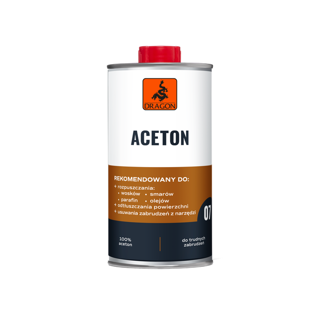 Rozpuszczalnik Aceton techniczny 0.5 l Dragon