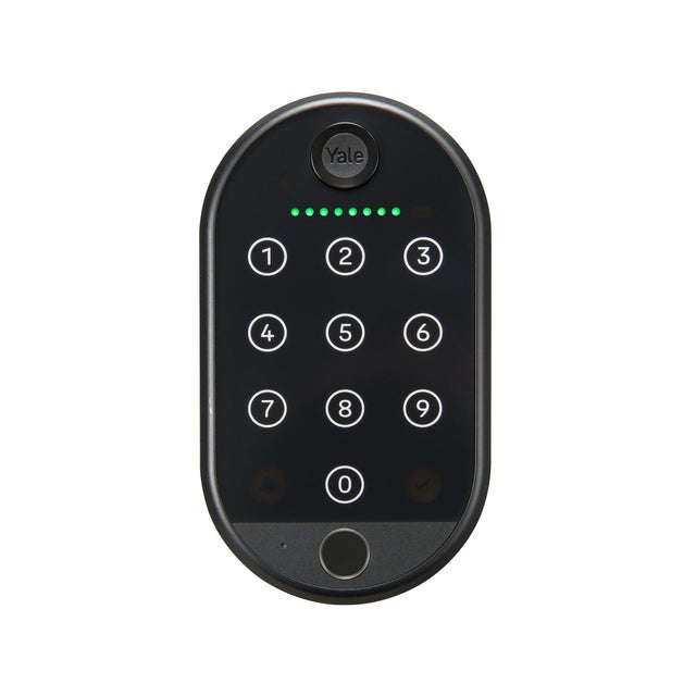 Tastierino per allarme senza fili con lettore impronte digitali YALE SMART 2 CON IMPRONTA DIGITALE, nero