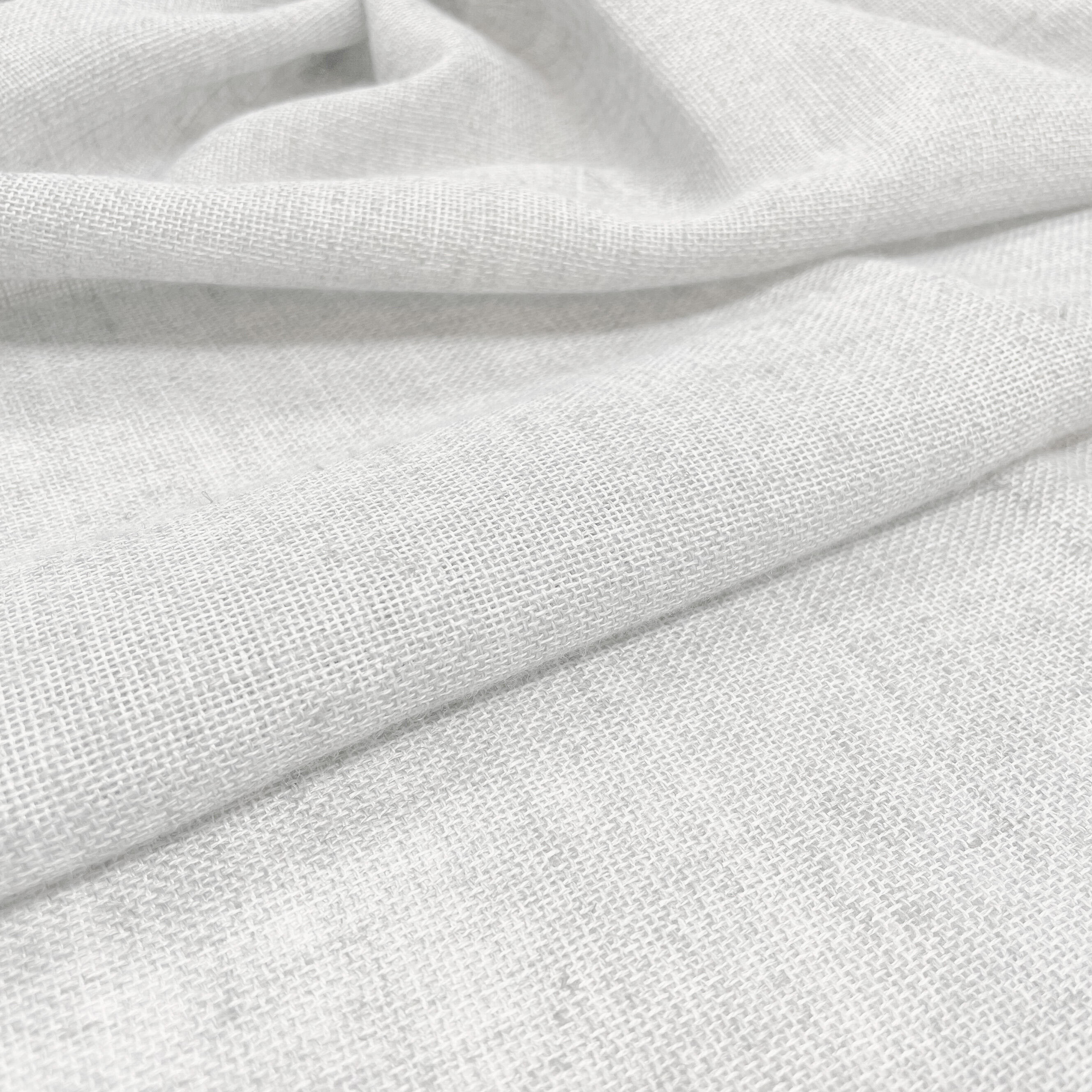 Visillo  ollaos Zoe   liso blanco natural de 140x270cm - 4