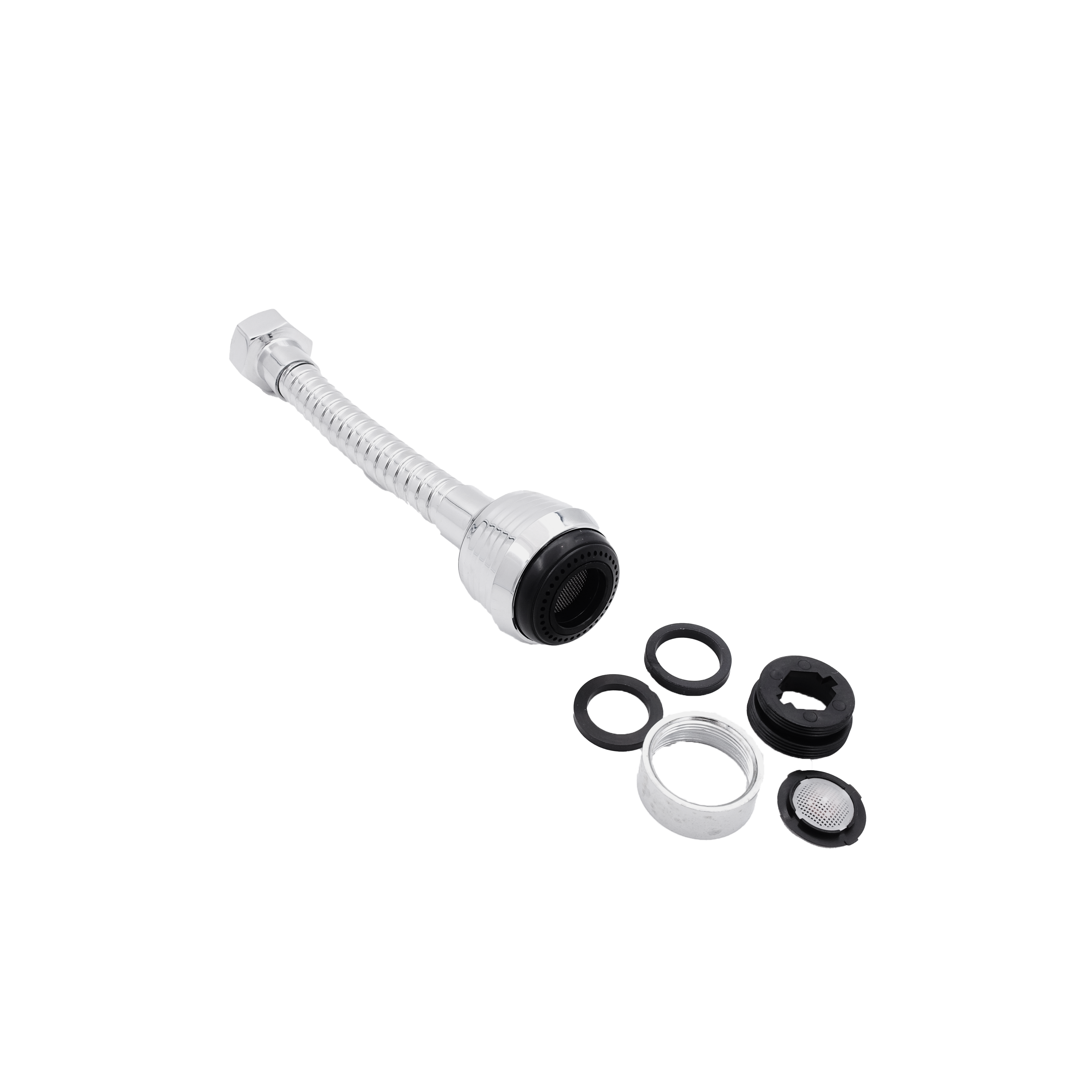 Polongateur luxe économiseur d'eau 2 jets chromé - 3