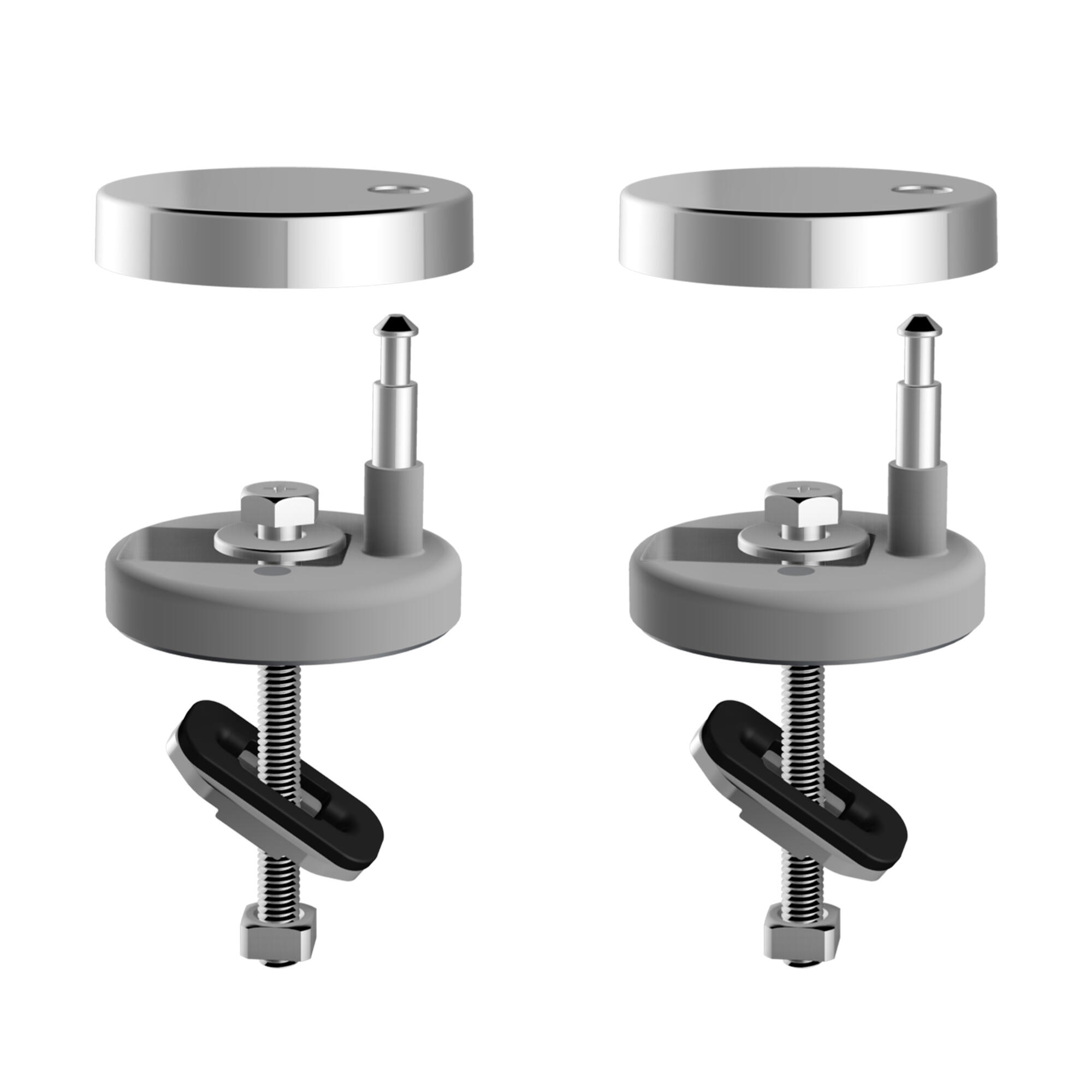 Abattant déclipsable frein de chute plastique thermodur Click & clean blanc - 5