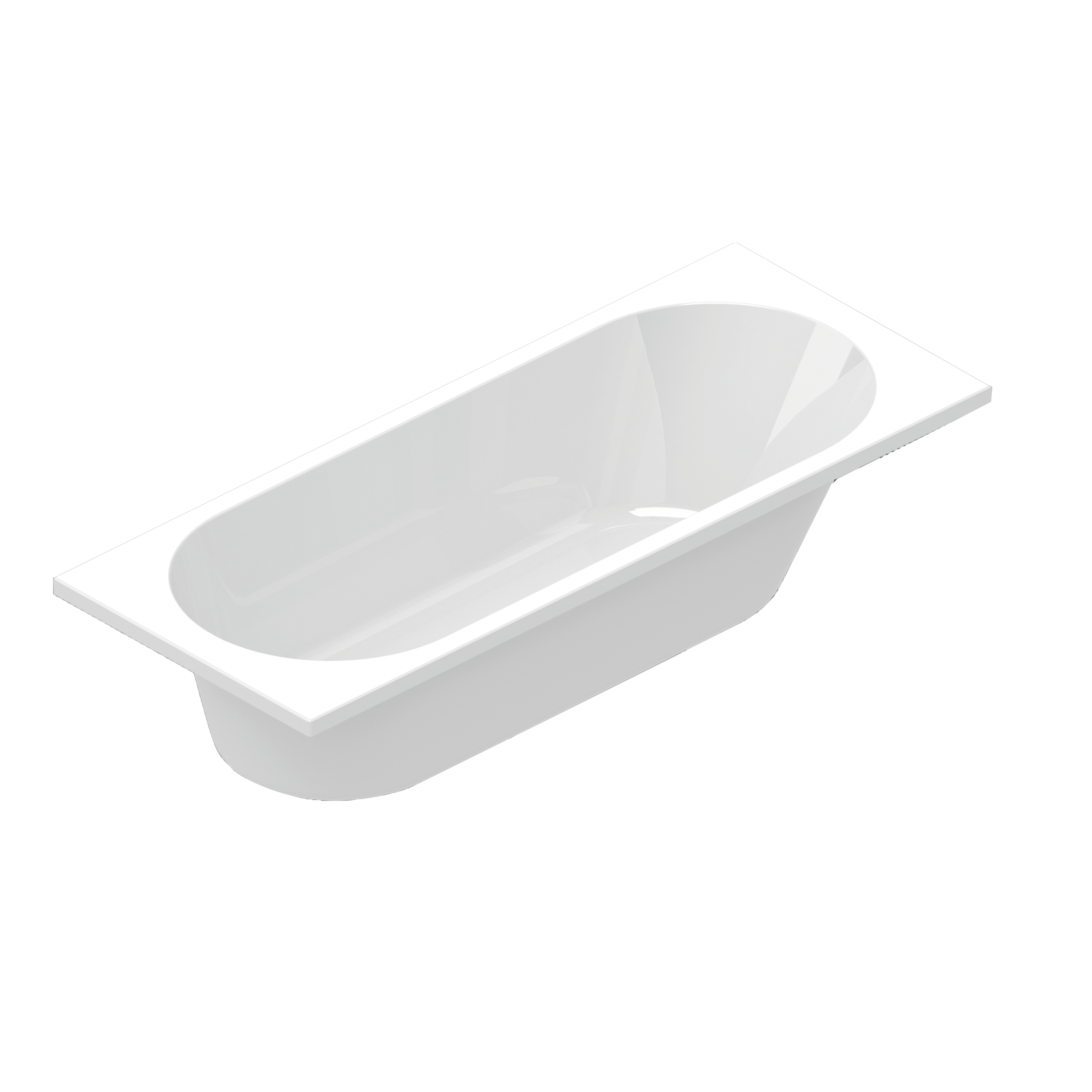 Baignoire rectangulaire blanche L.170 x l.70 cm Easy Bath - BALNEO - 7