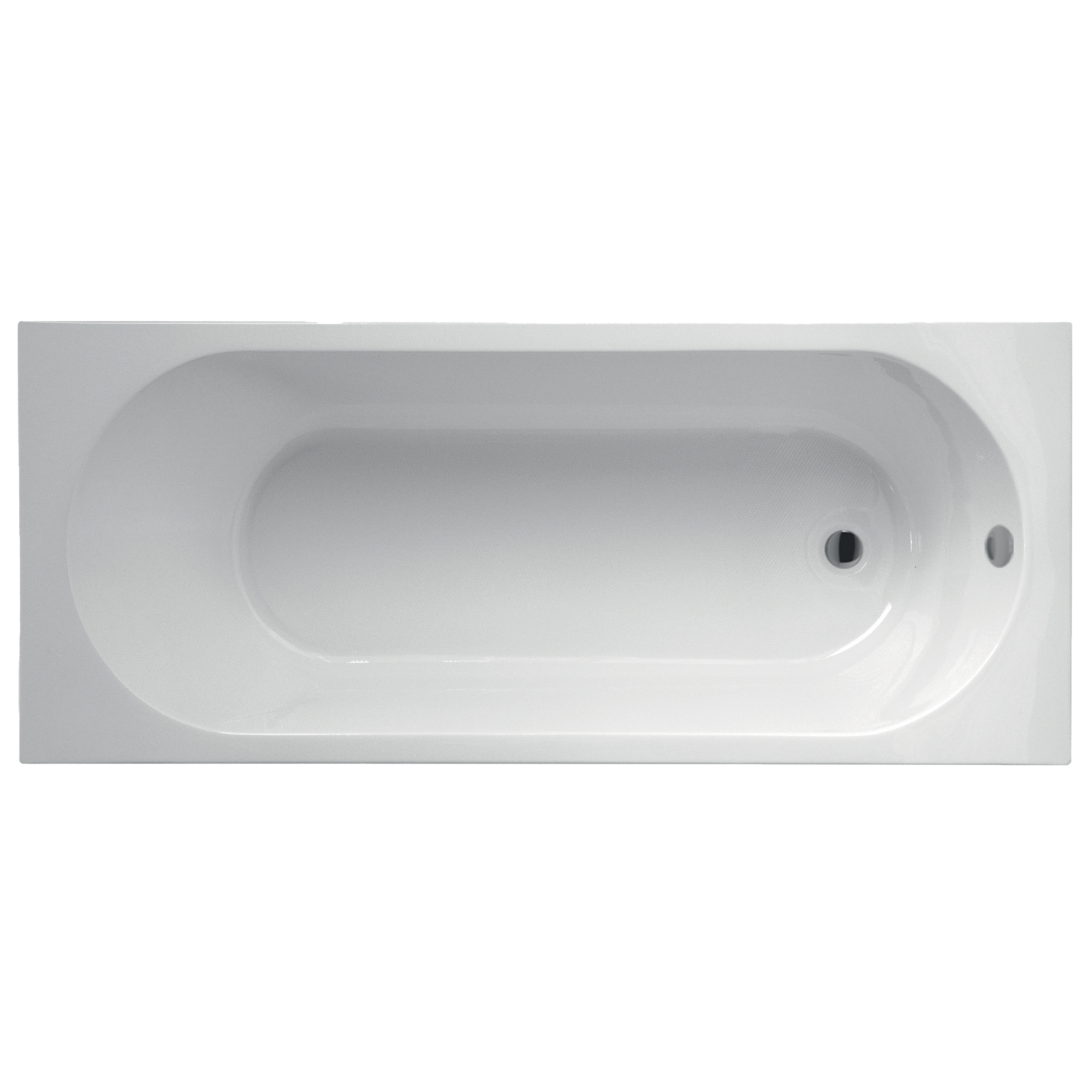 Baignoire rectangulaire blanche L.170 x l.70 cm Easy Bath - BALNEO - 2