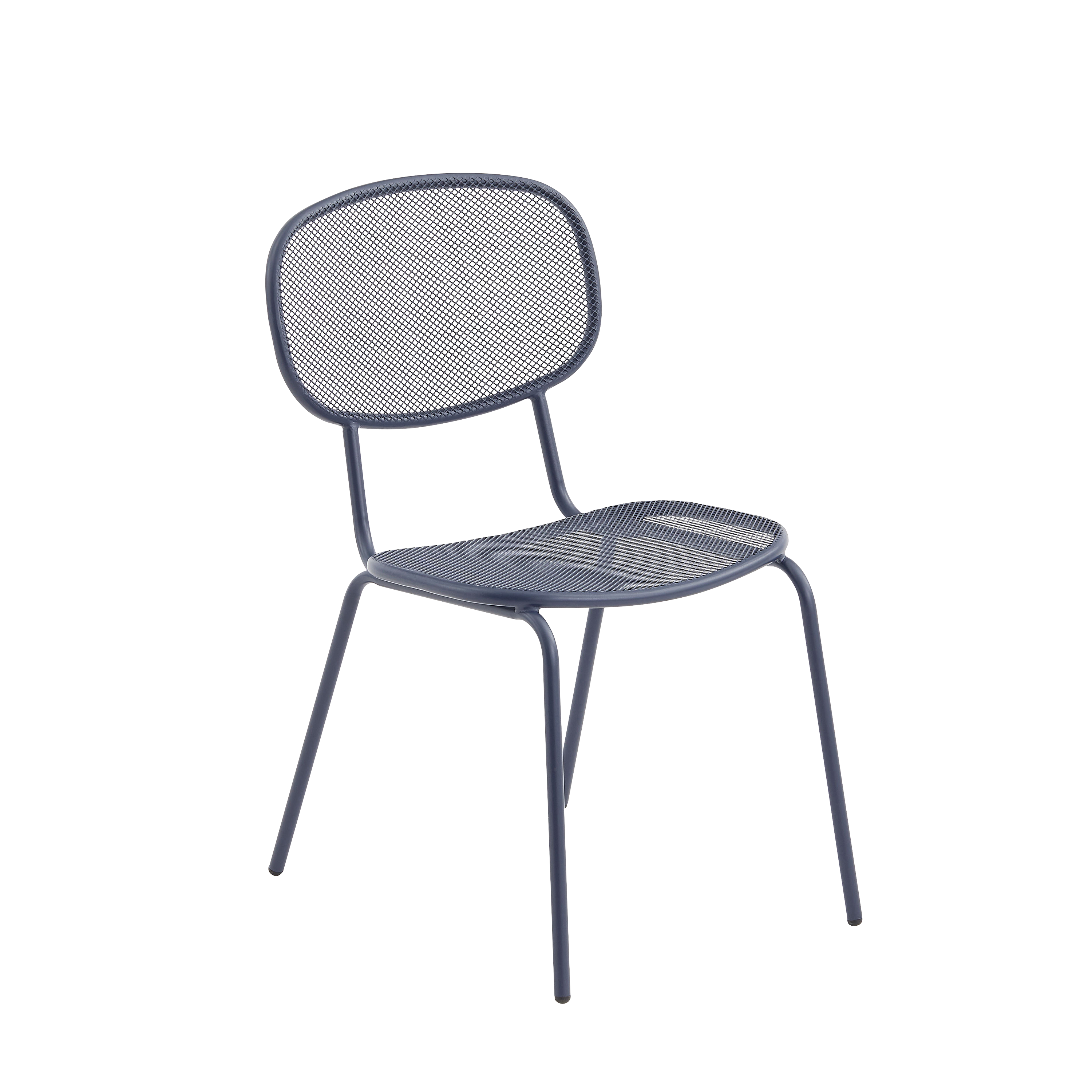 Chaise Ikaros en Acier Bleu Némo