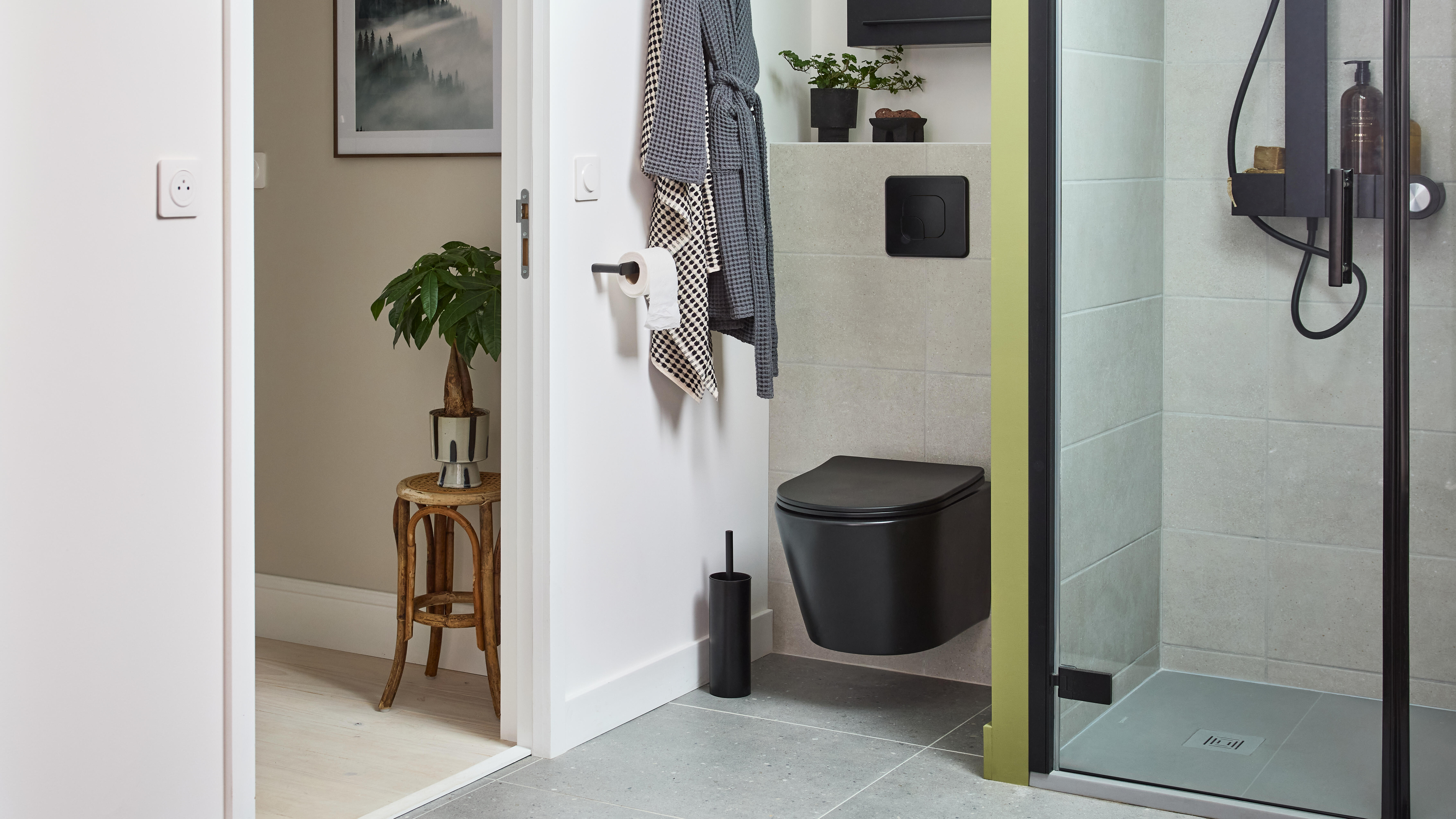 Cuvette pour WC suspendu Studio noir SENSEA - 5
