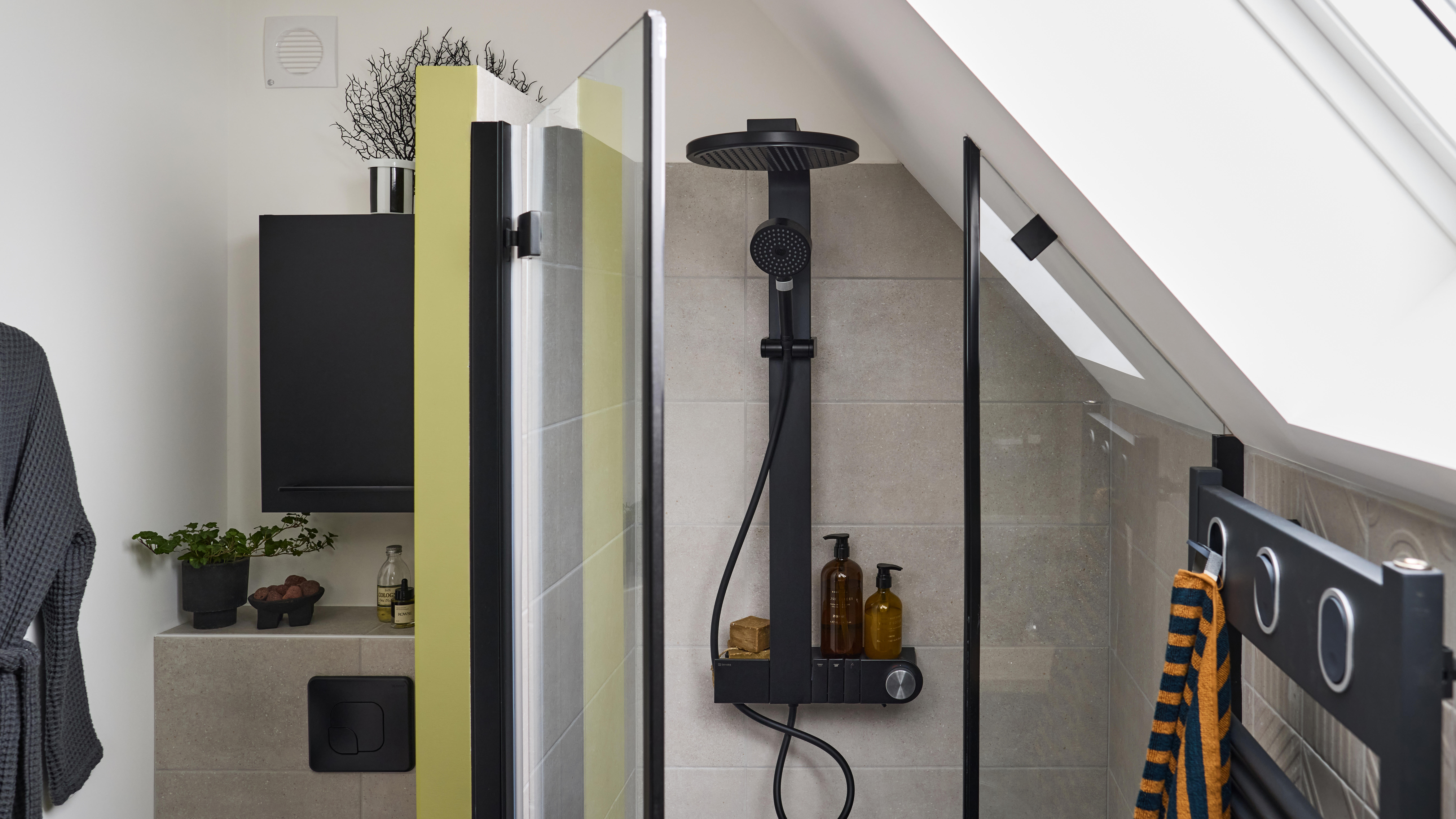 Colonne de douche mécanique, SENSEA Neo , Noir - 3