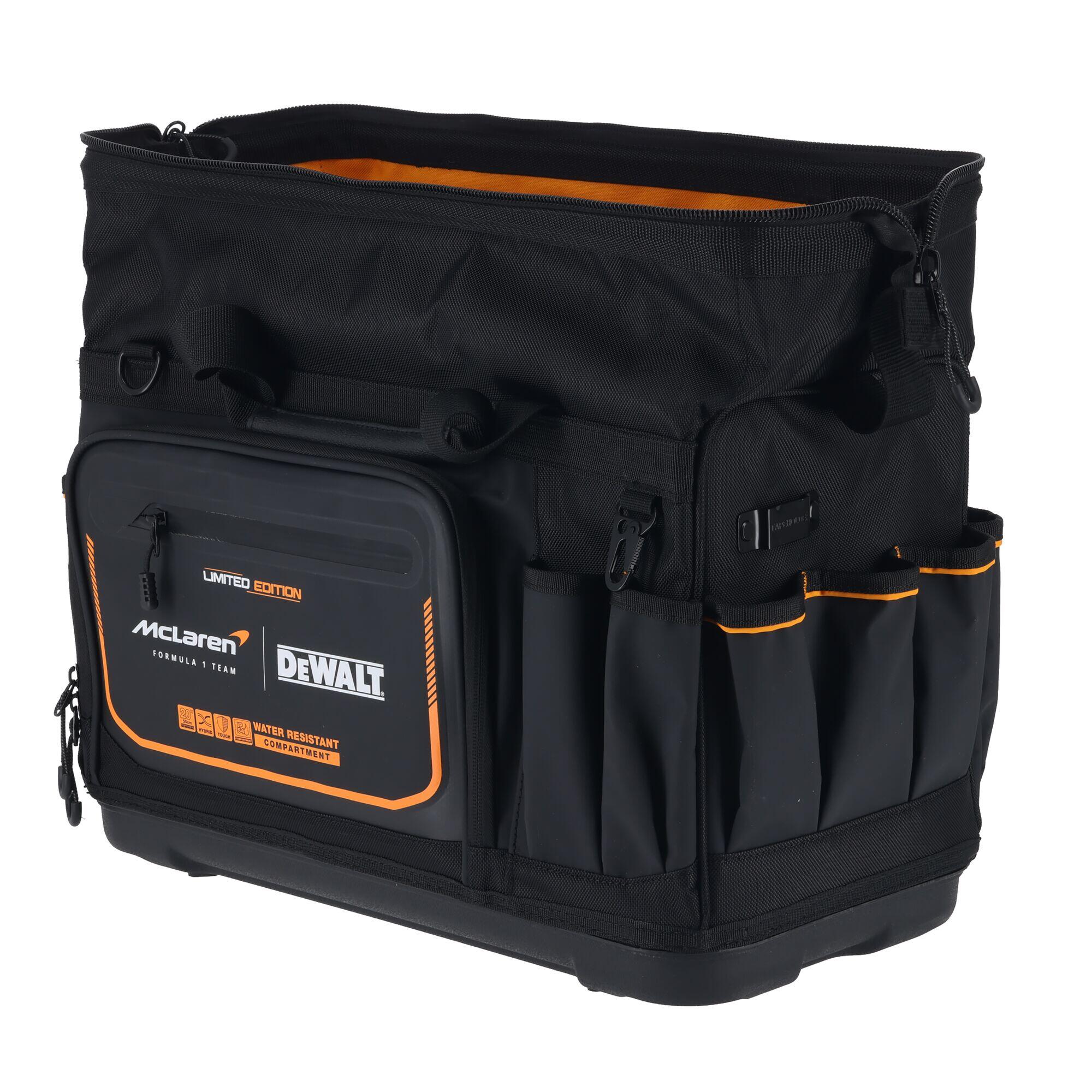 Bolsa Dewalt de acesso completo edição Mclaren IP54 33 compartilhamentos 25 kg  DWST60104-9 - 2
