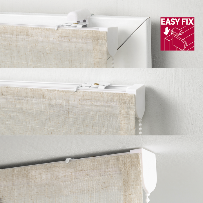 Persianas romanas sin taladrar