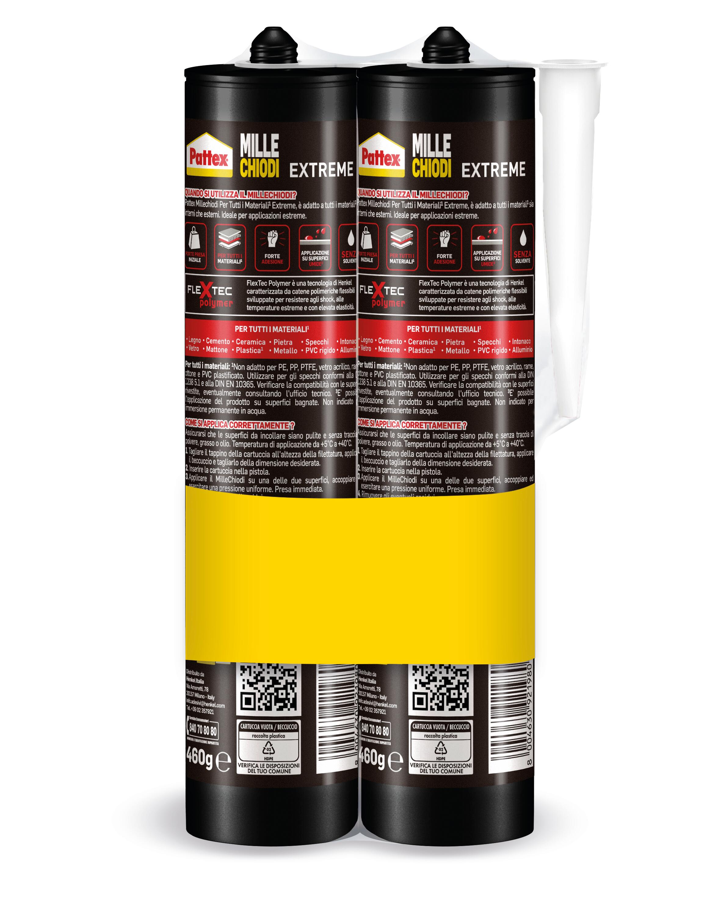 Colla per assemblare PATTEX Bipack Millechiodi Extra 2 pezzi 0.92 kg - 2