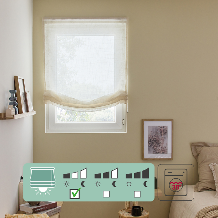 Persianas romanas, mosquiteras, paquete