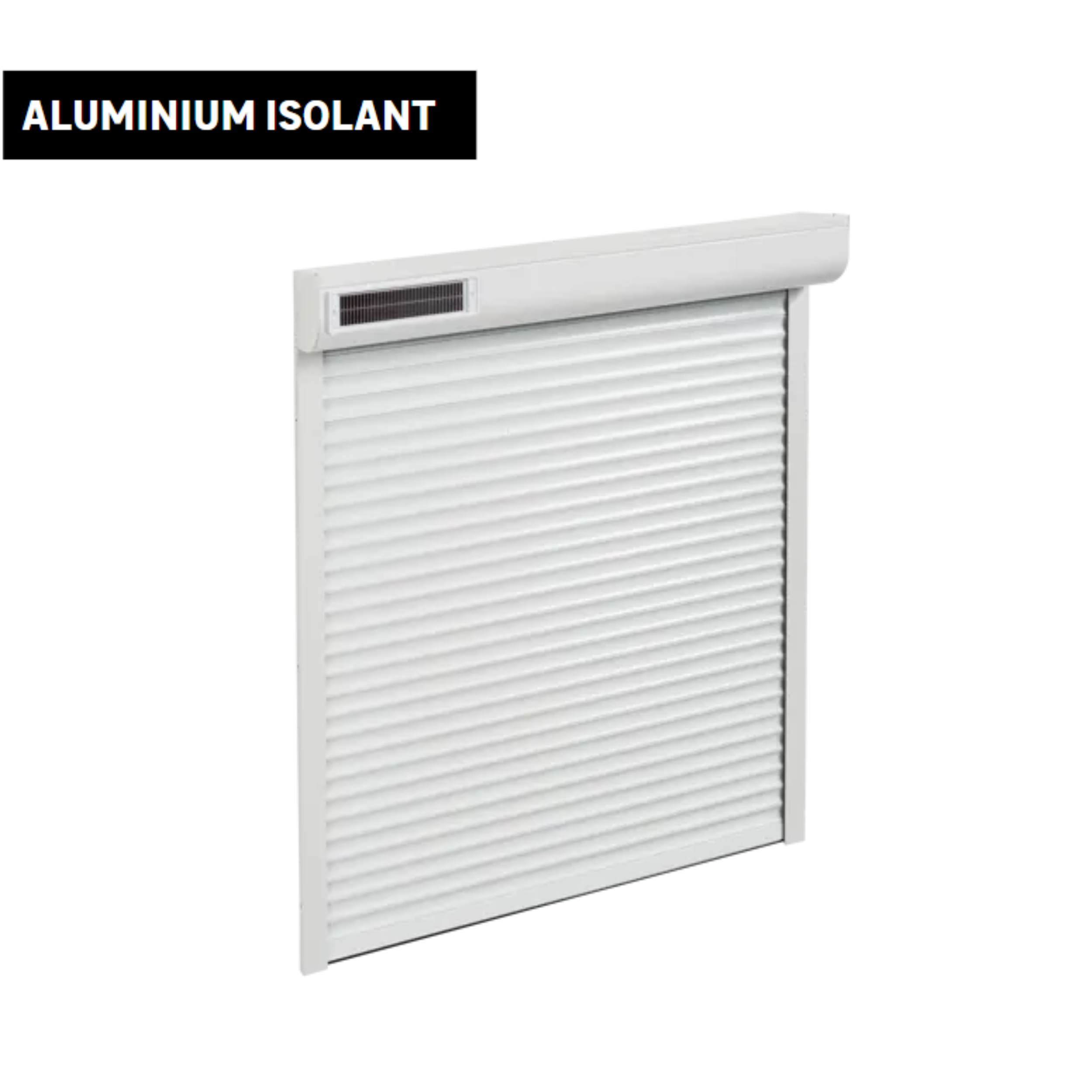 Volet roulant solaire sur mesure aluminium isolant thermique blanc — free download
