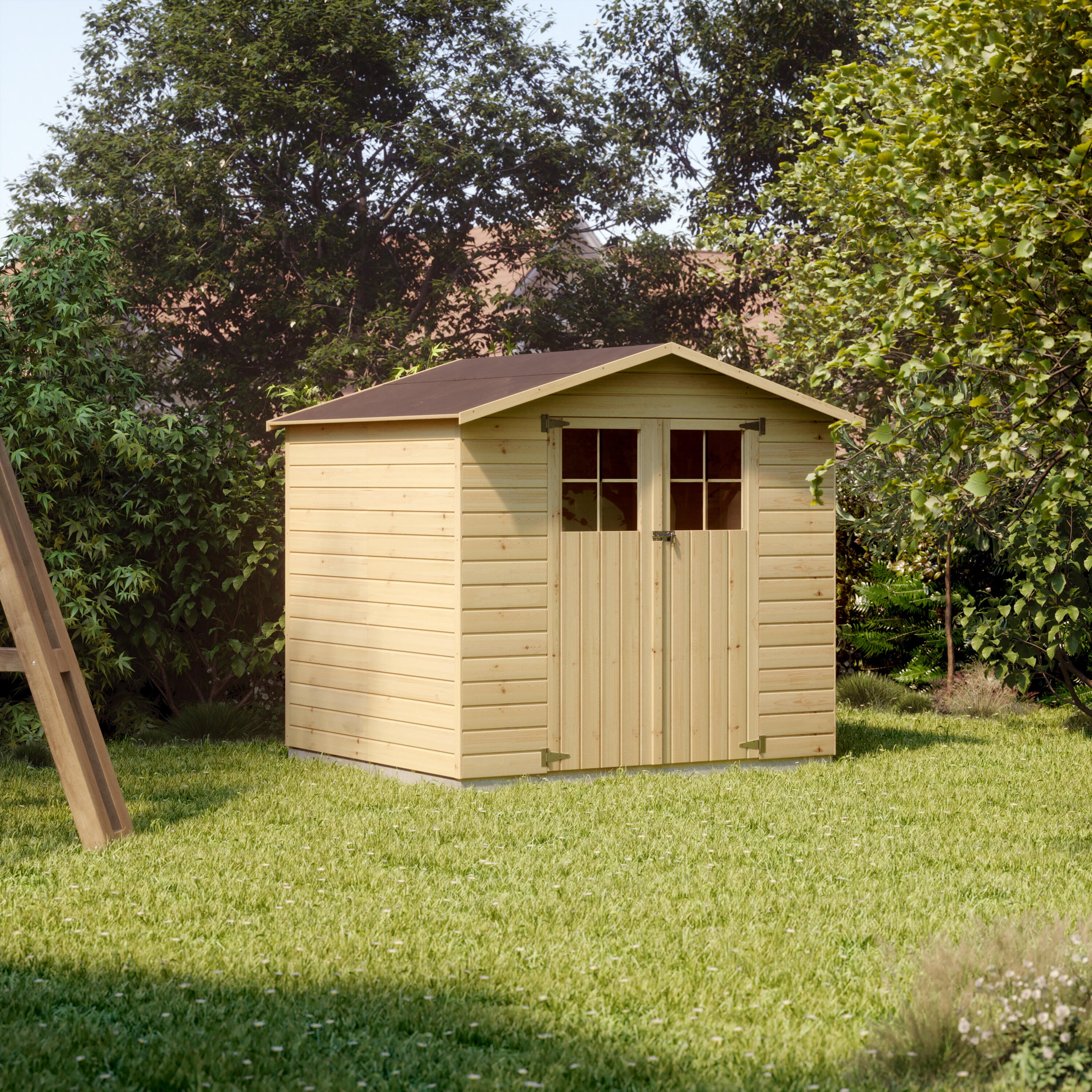 Abri de jardin bois, 4,61 m², Ep. 12 mm, Naterial Durmitor - 3