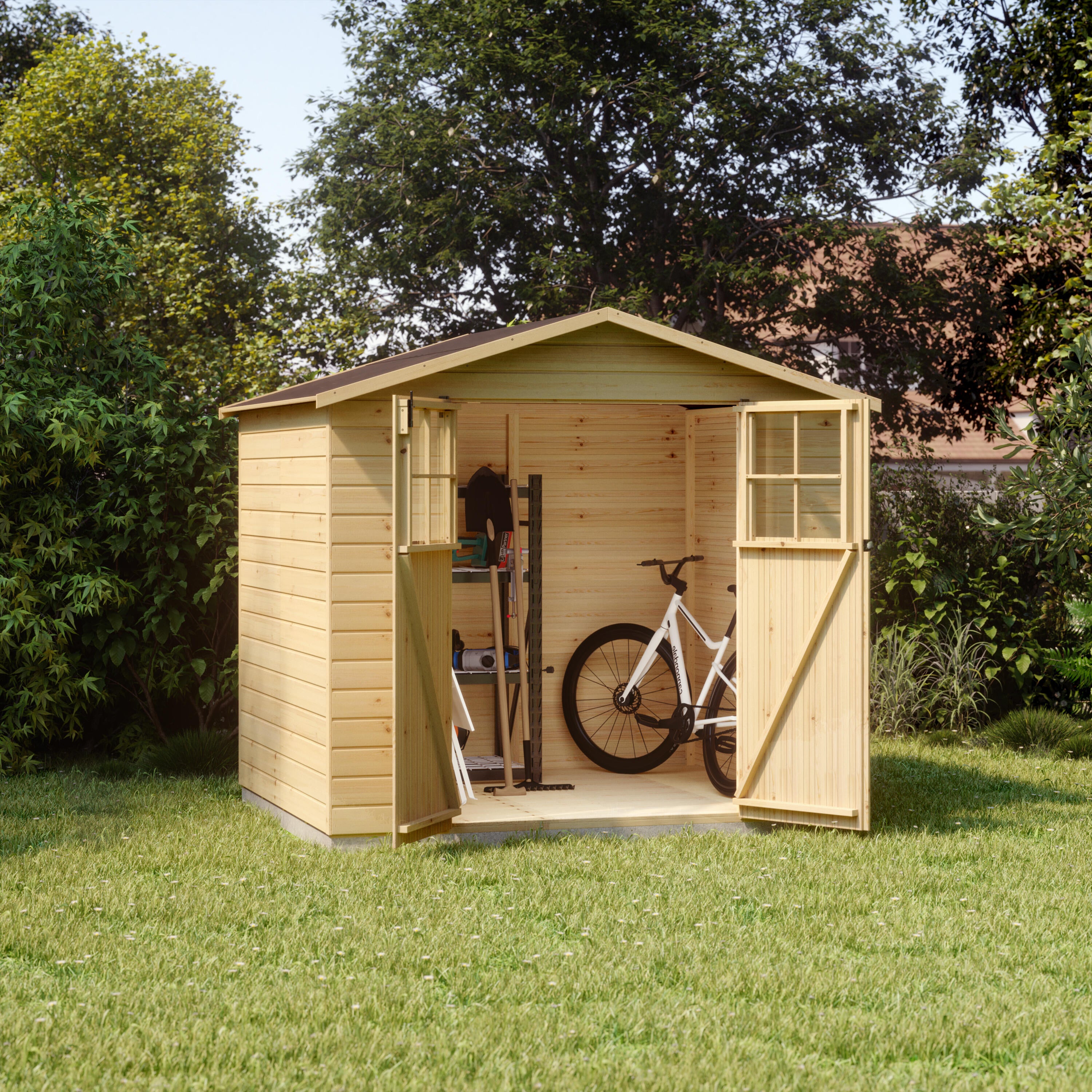 Abri de jardin bois, 4,61 m², Ep. 12 mm, Naterial Durmitor - 2