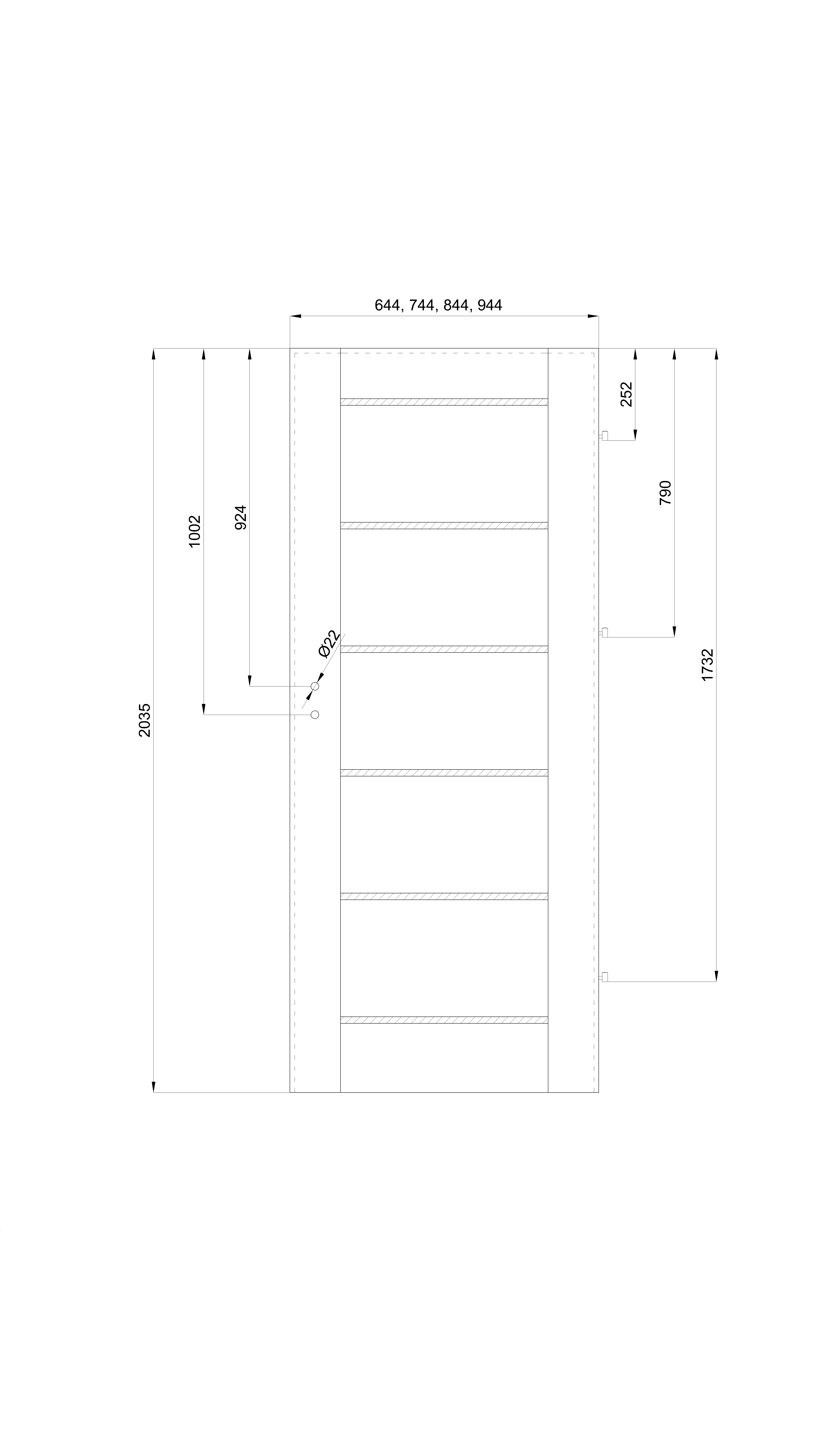 Drzwi wewnętrzne pokojowe Arak dąb marone 80 prawe Artens - 3