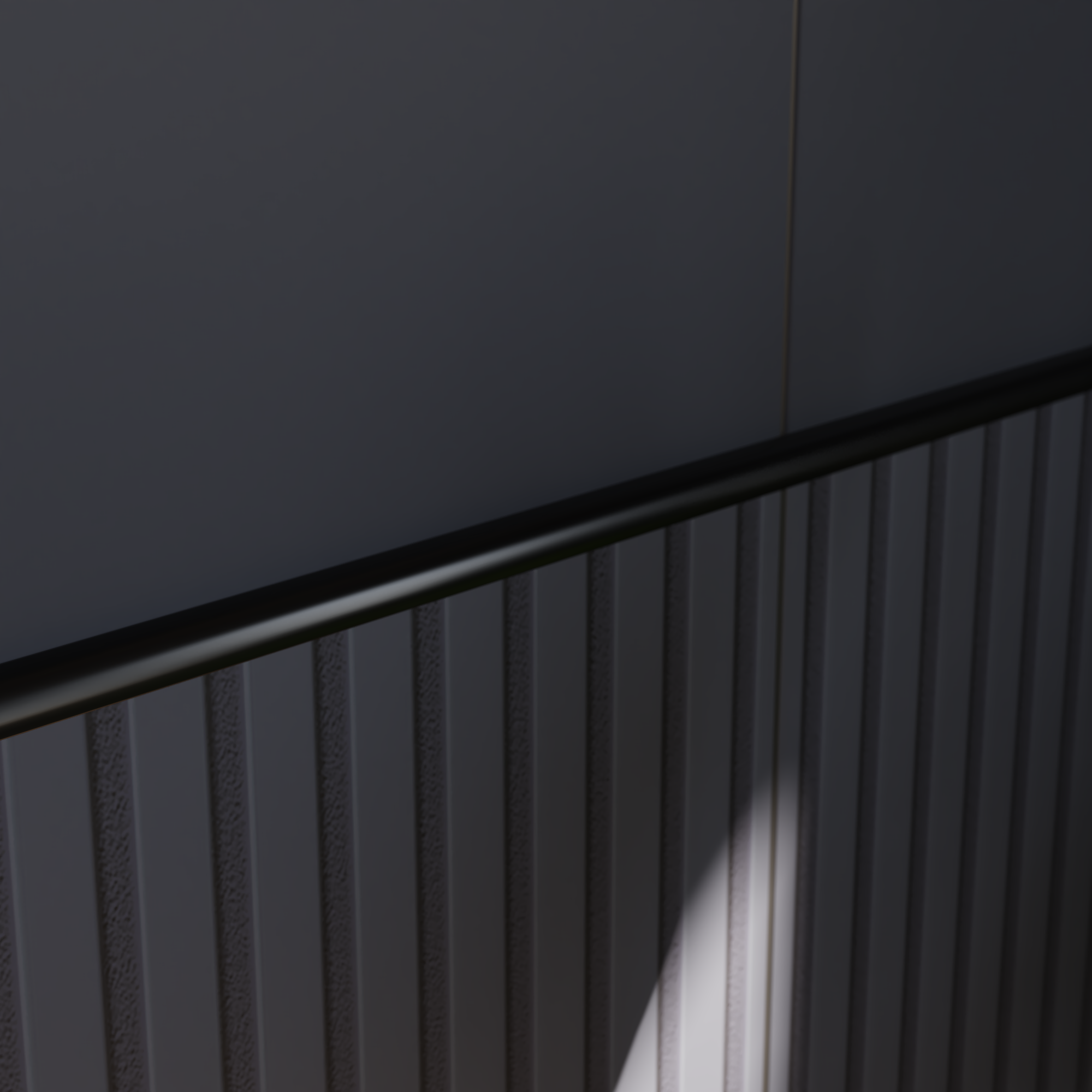 Profil do glazury zewnętrzny półokrągły aluminium 8 mm / 2.5 m Czarny Standers - 6