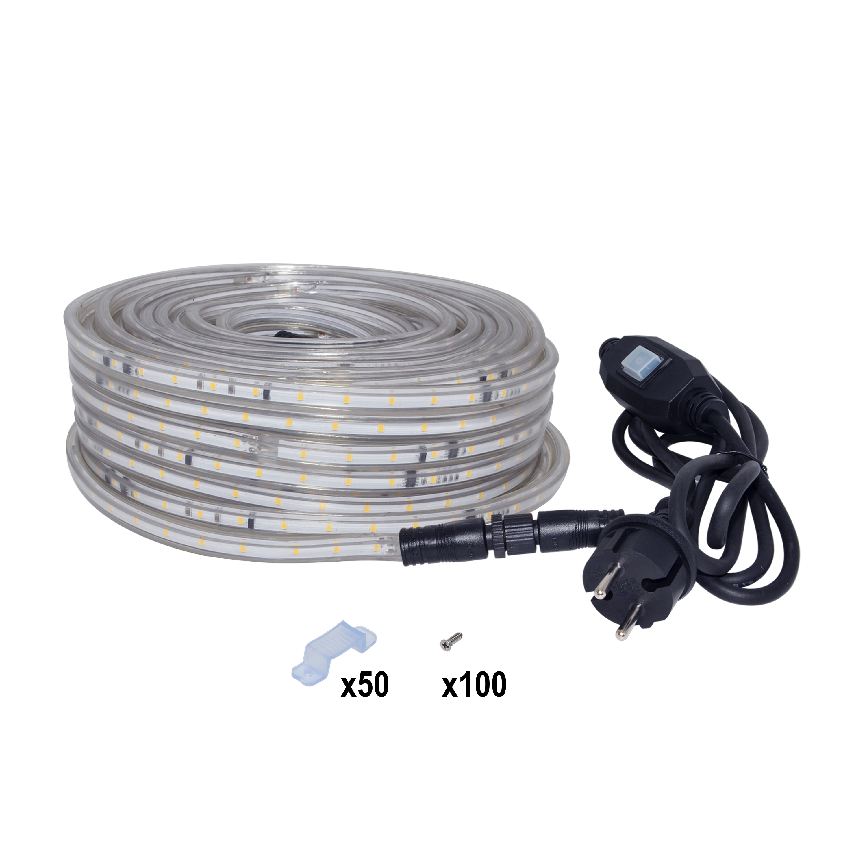 Kit ruban LED de chantier L.30m, 4000 Kelvins, 800 Lumens/m, IP44 Kalgo INSPIRE - 6