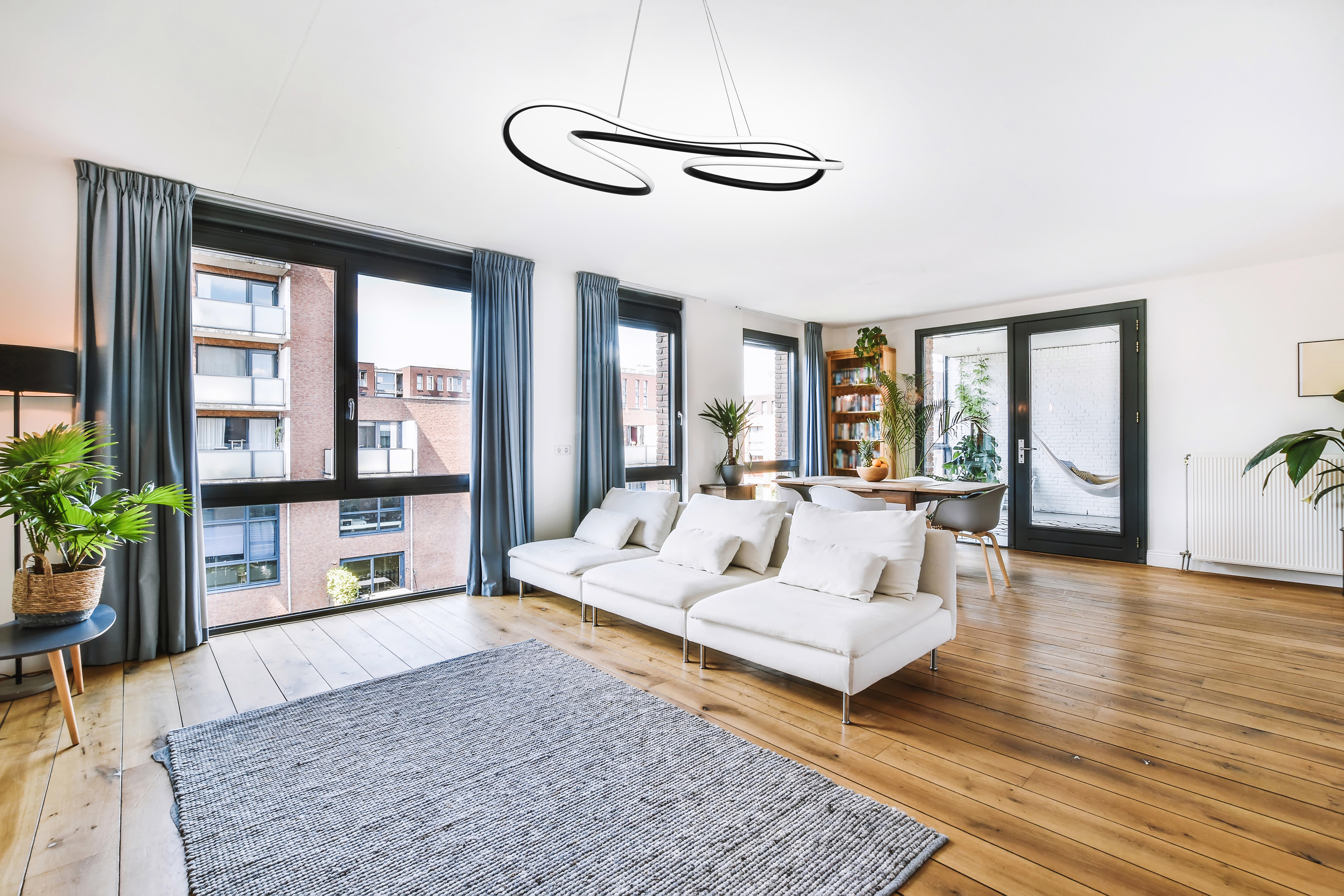 Lampa wisząca Laro czarna 7800 lm LED Activejet - 3
