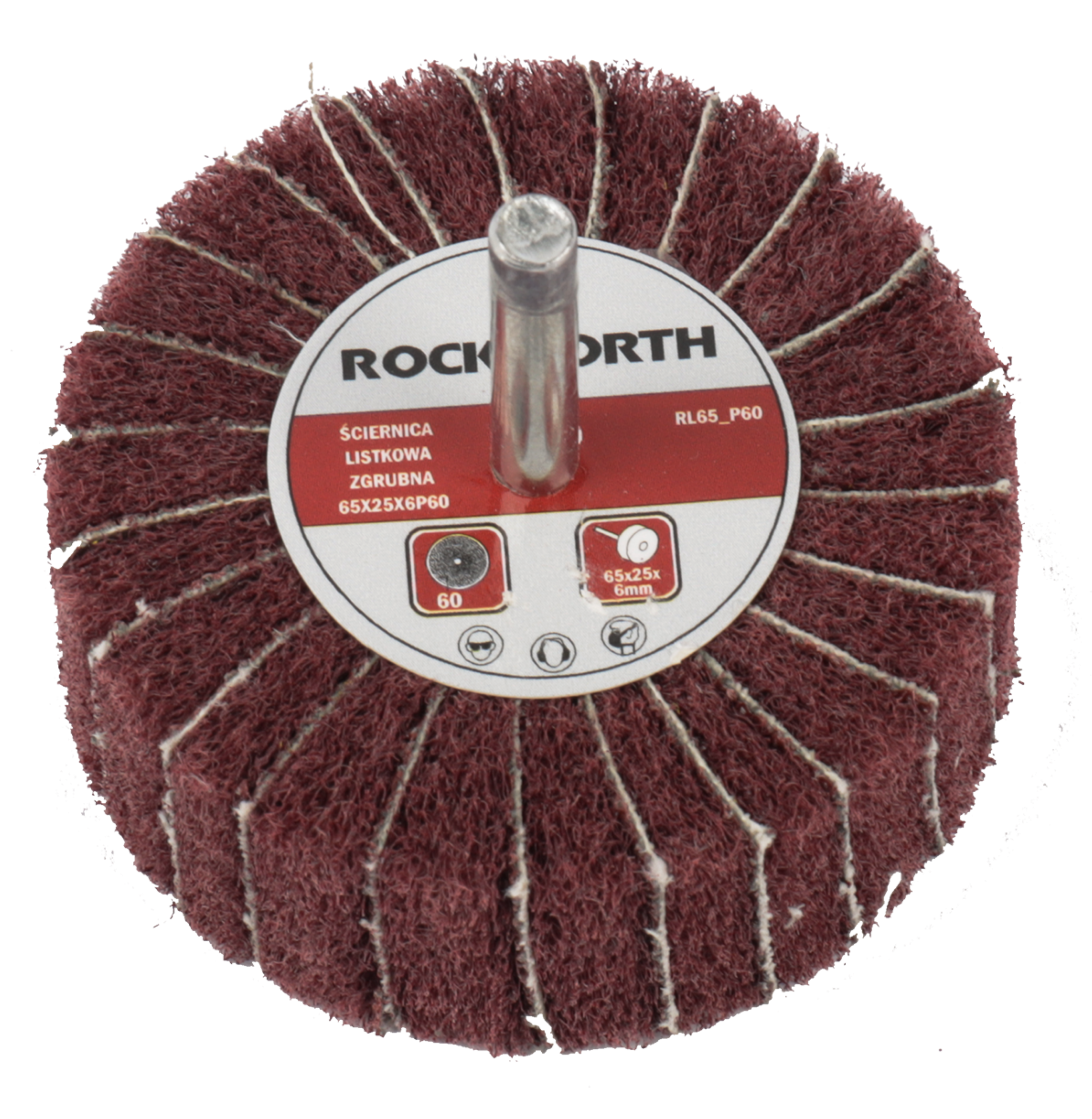 Ściernica listkowa trzpieniowa RL65 P40 ROCKWORTH