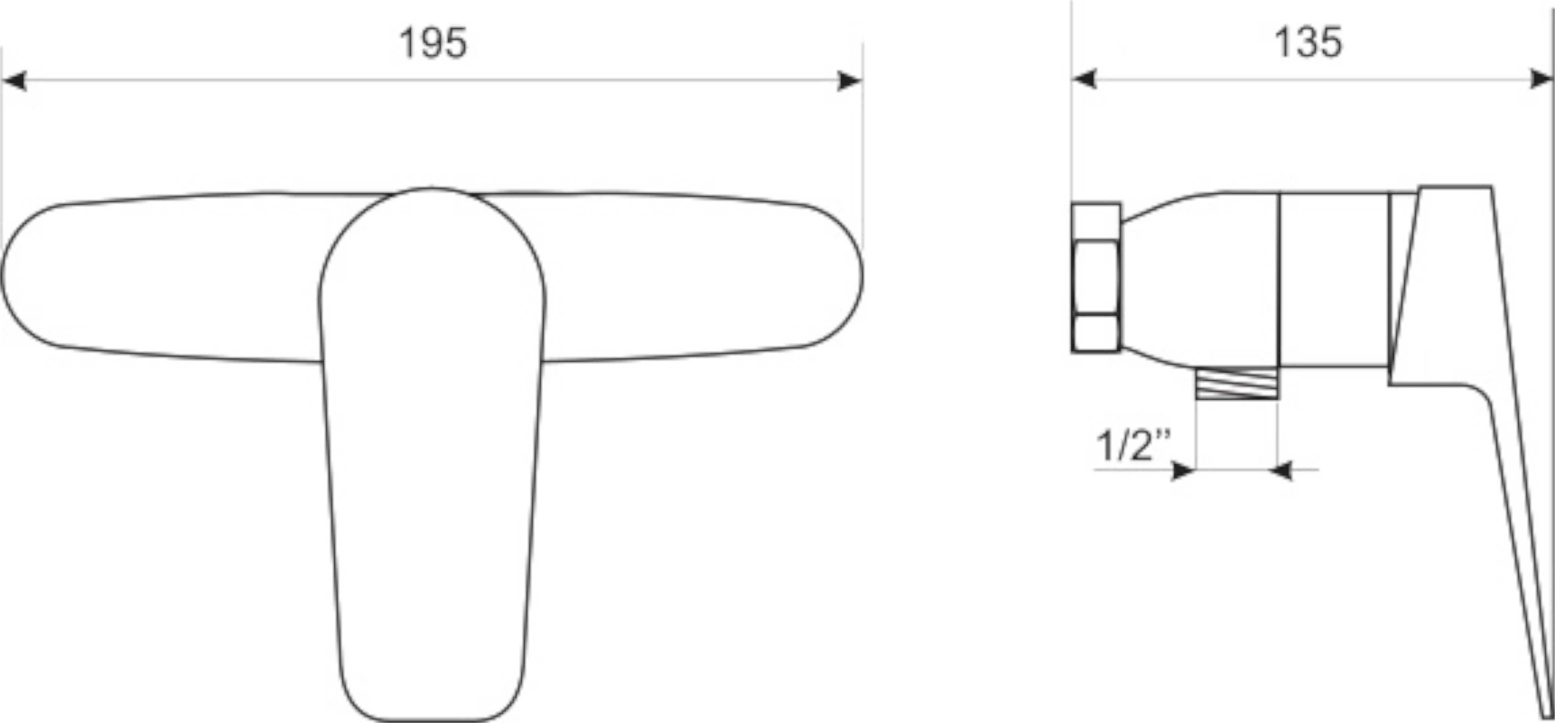 Bateria prysznicowa czarna Sigma Liveno - 2
