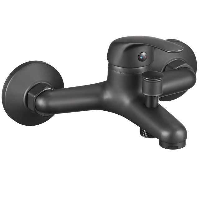 Bateria wannowa czarna ARM-DECABLACK-2 9 l/min Liveno