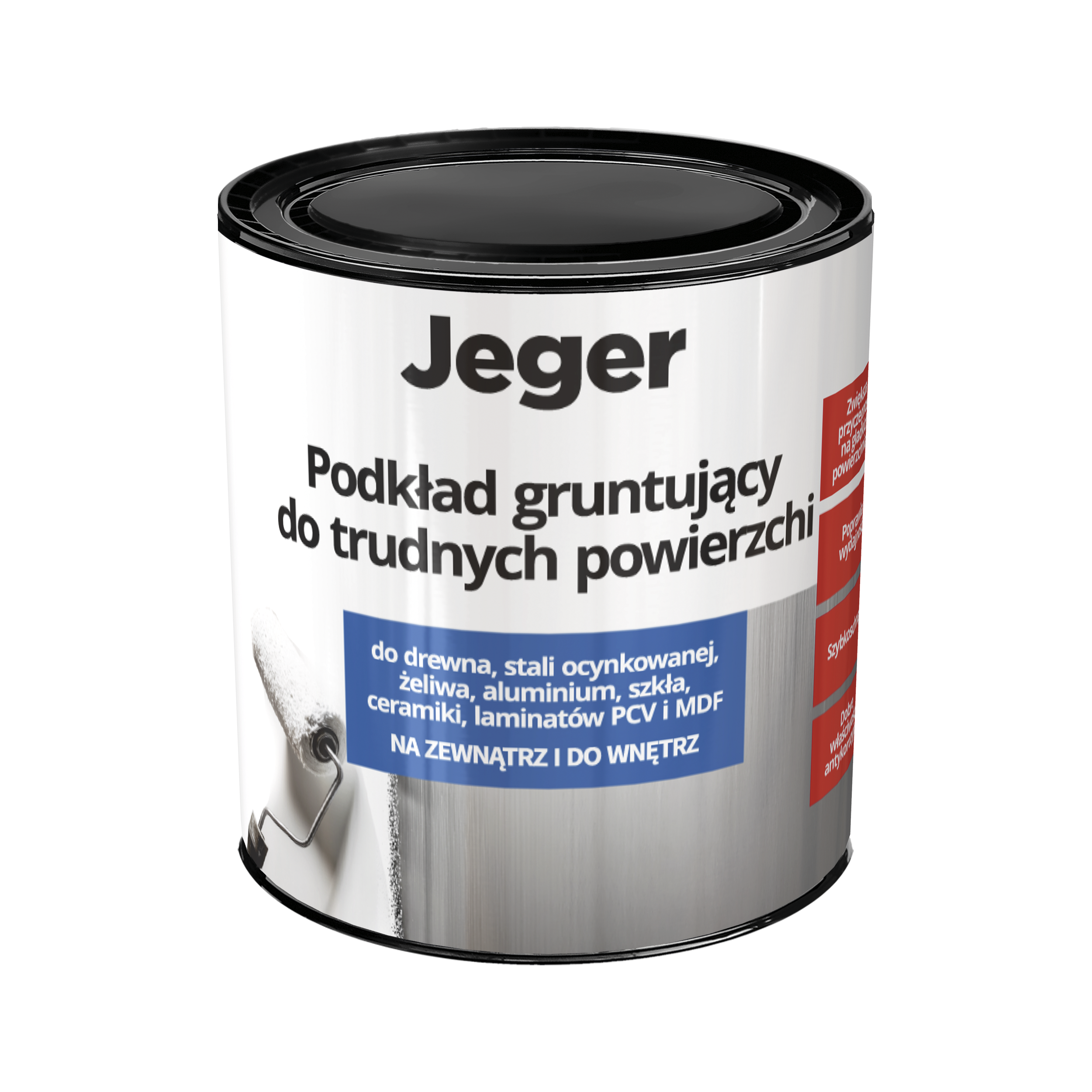 Podkład gruntujący do trudnych powierzchni 0.5 l Jeger