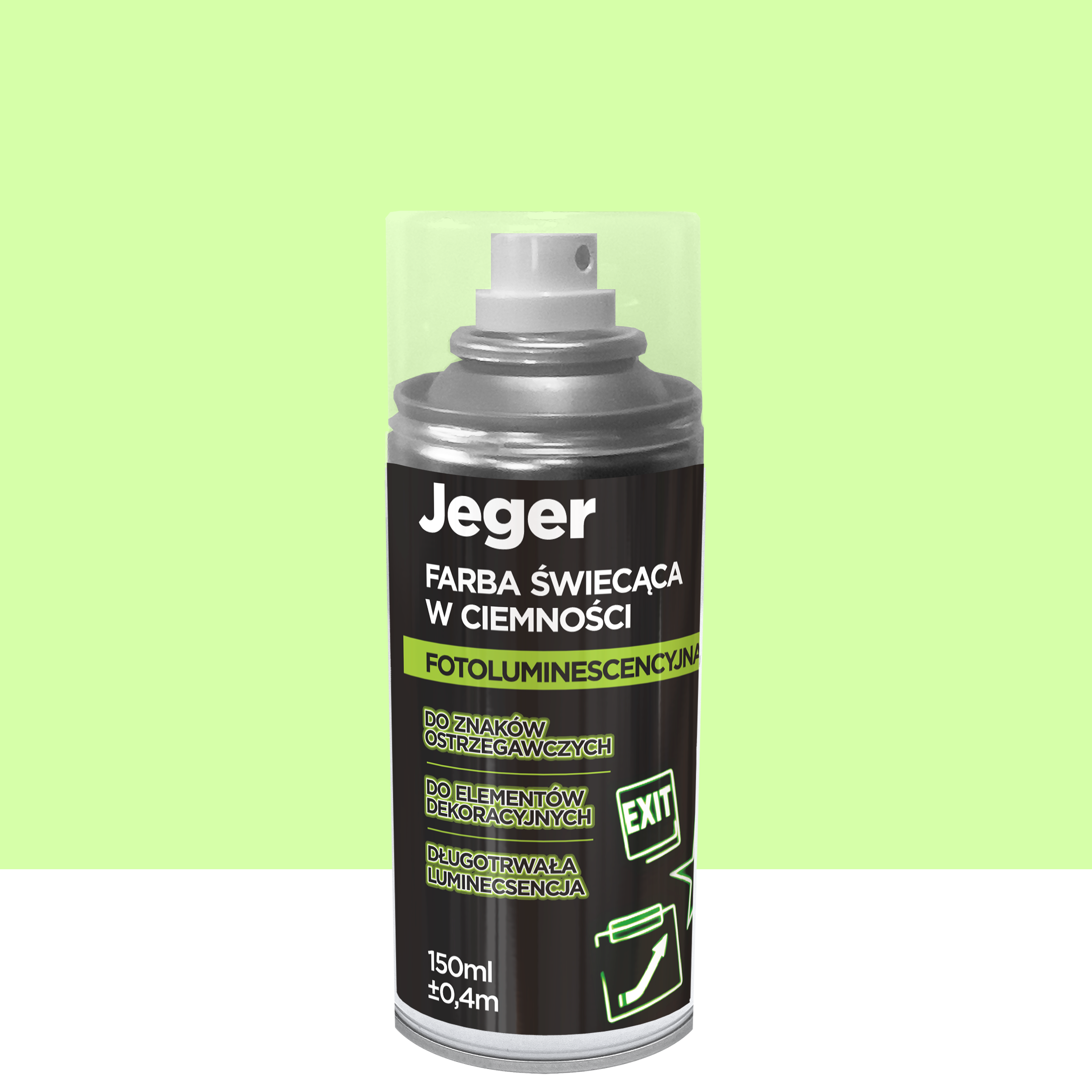Farba w sprayu fotoluminescencyjna 150 ml Jeger