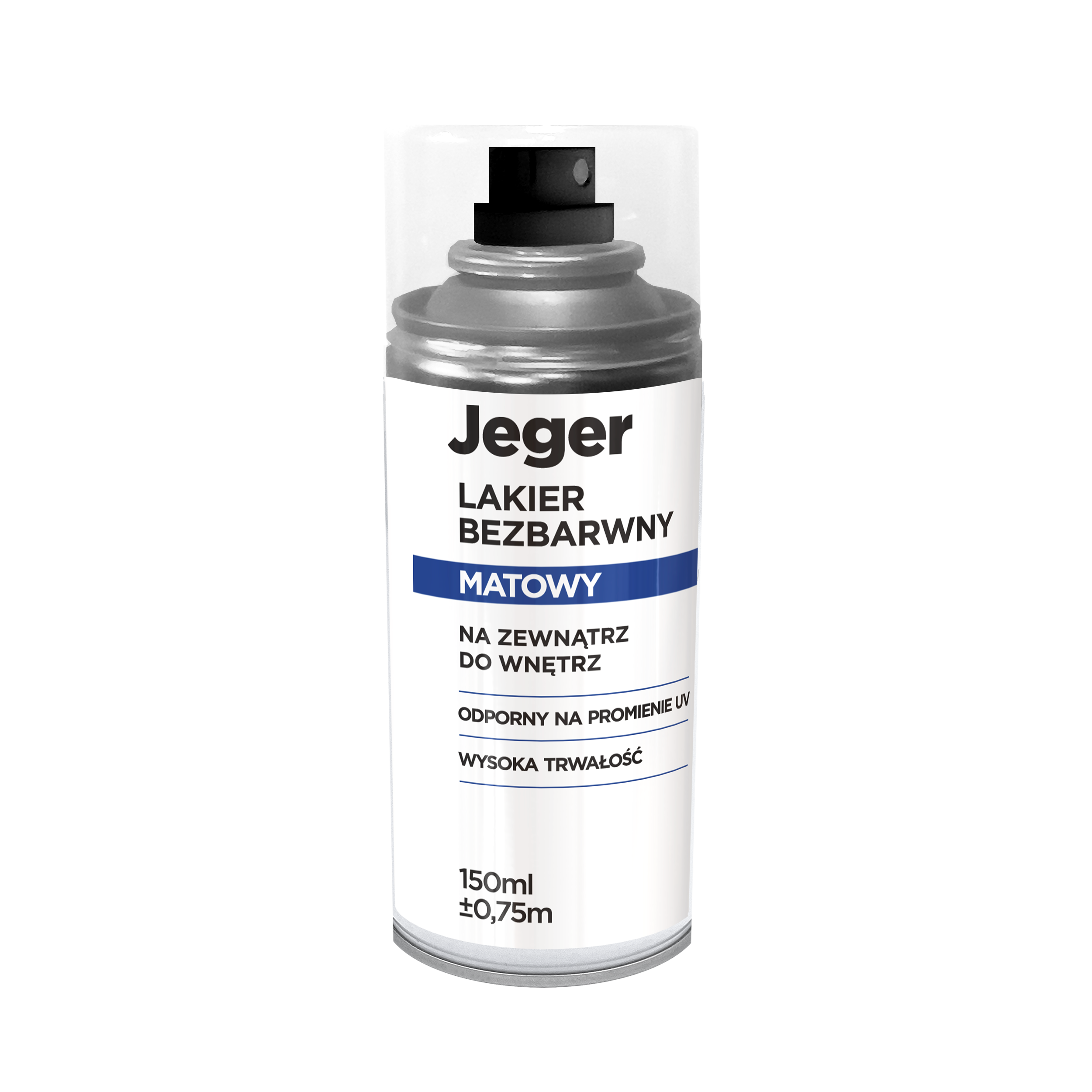 Farba dekoracyjna w sprayu bezbarwny mat 150 ml Jeger