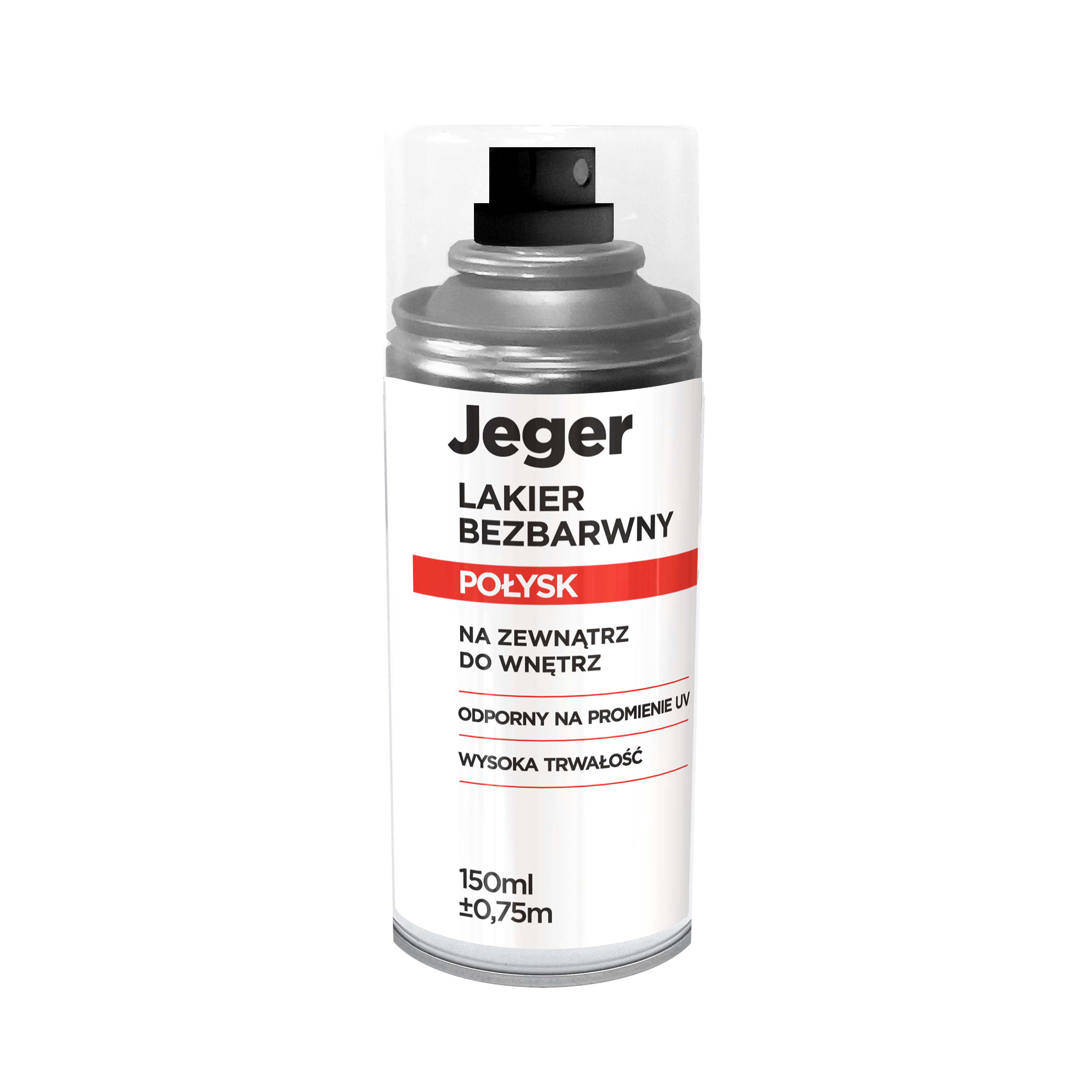 Farba dekoracyjna w sprayu bezbarwny połysk 150 ml Jeger