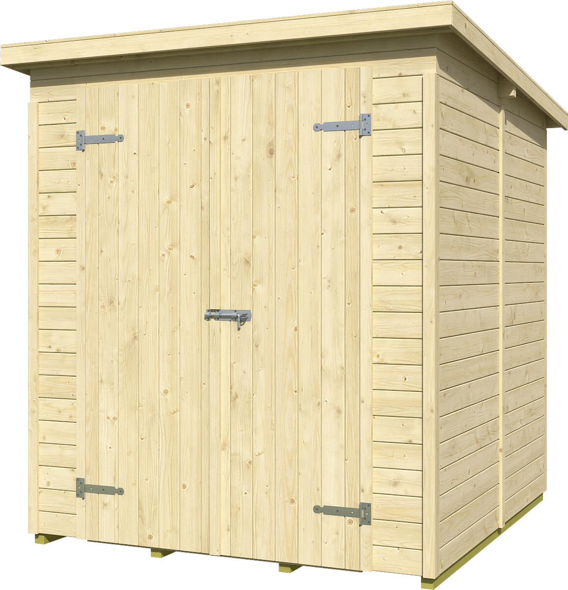 caseta de jardin kent32 de 170x199x1729 cm y 346 m2 con 13 mm espesor y doble puerta abatible lasita maja