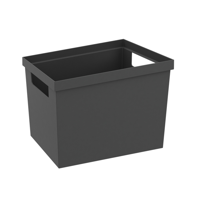 Pojemnik do szuflad 20 x 15 x 14.7 cm szary Delinia iD