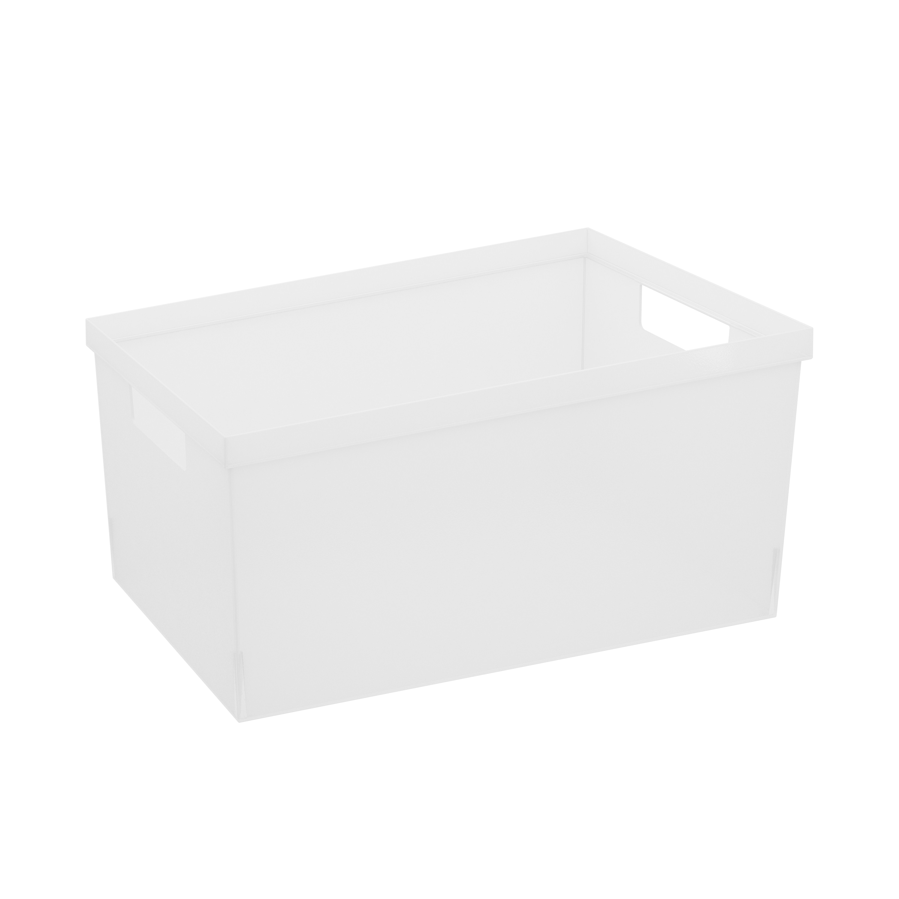 IEEK Cestino Sottile 12 Litri – Trasparente E Bianco, Rettangolare In Plastica, Per Spazi Stretti (Ufficio, Bagno, Cucina) - 4