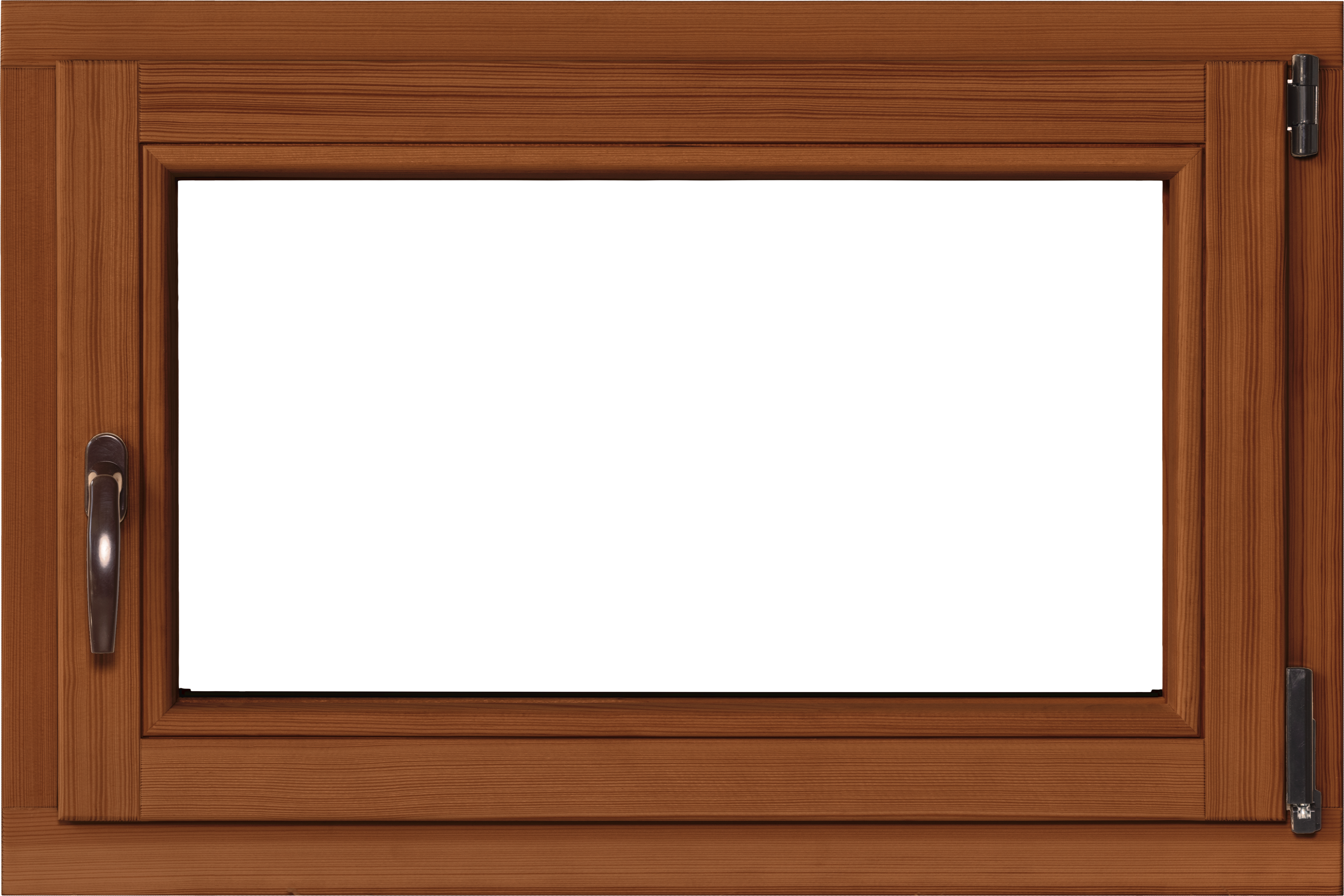 Okno drewniane 3-szybowe fasadowe lakier kolor afromozja O2 90 RU ...