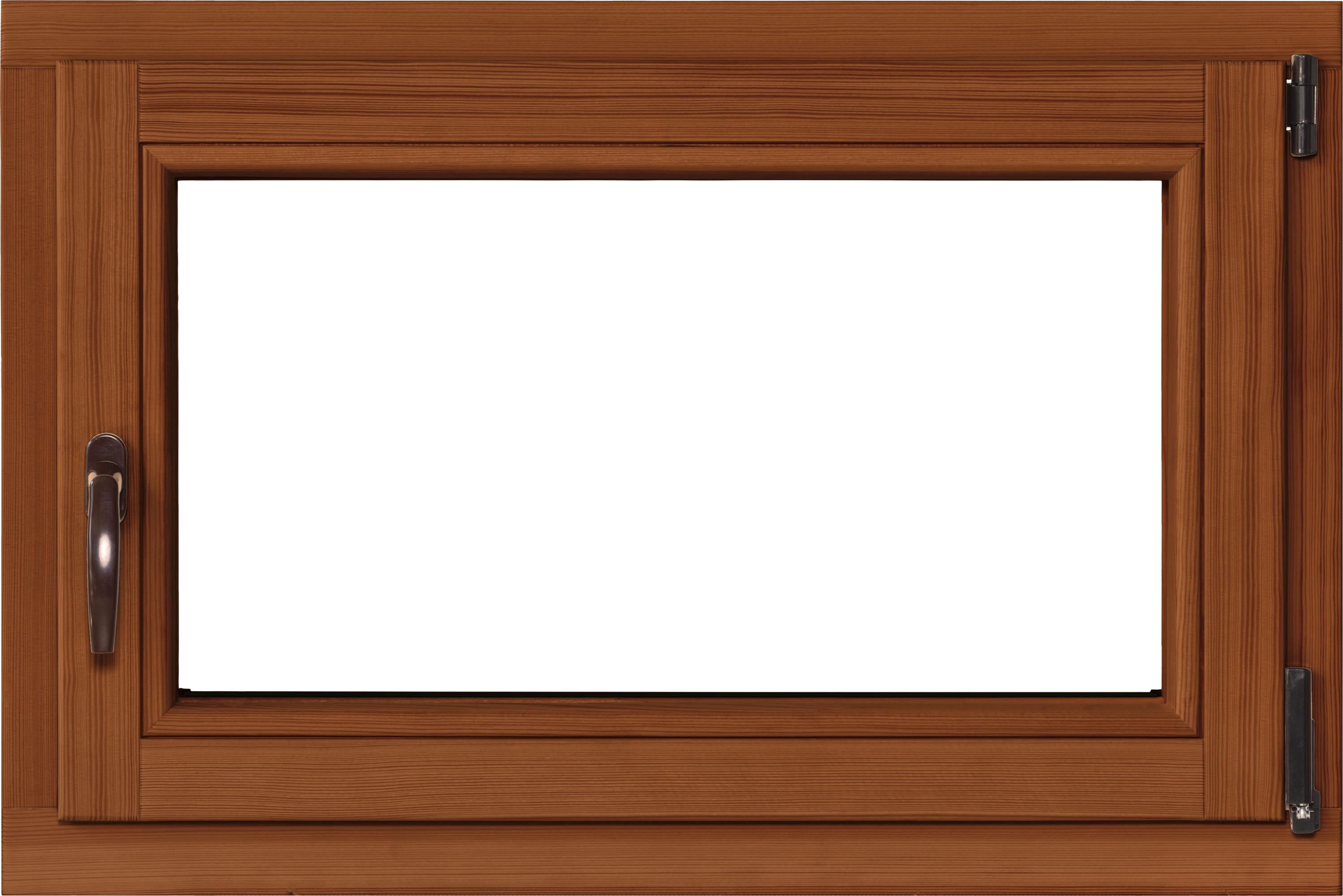 Okno drewniane 3-szybowe fasadowe lakier kolor afromozja O2 90 RU ...