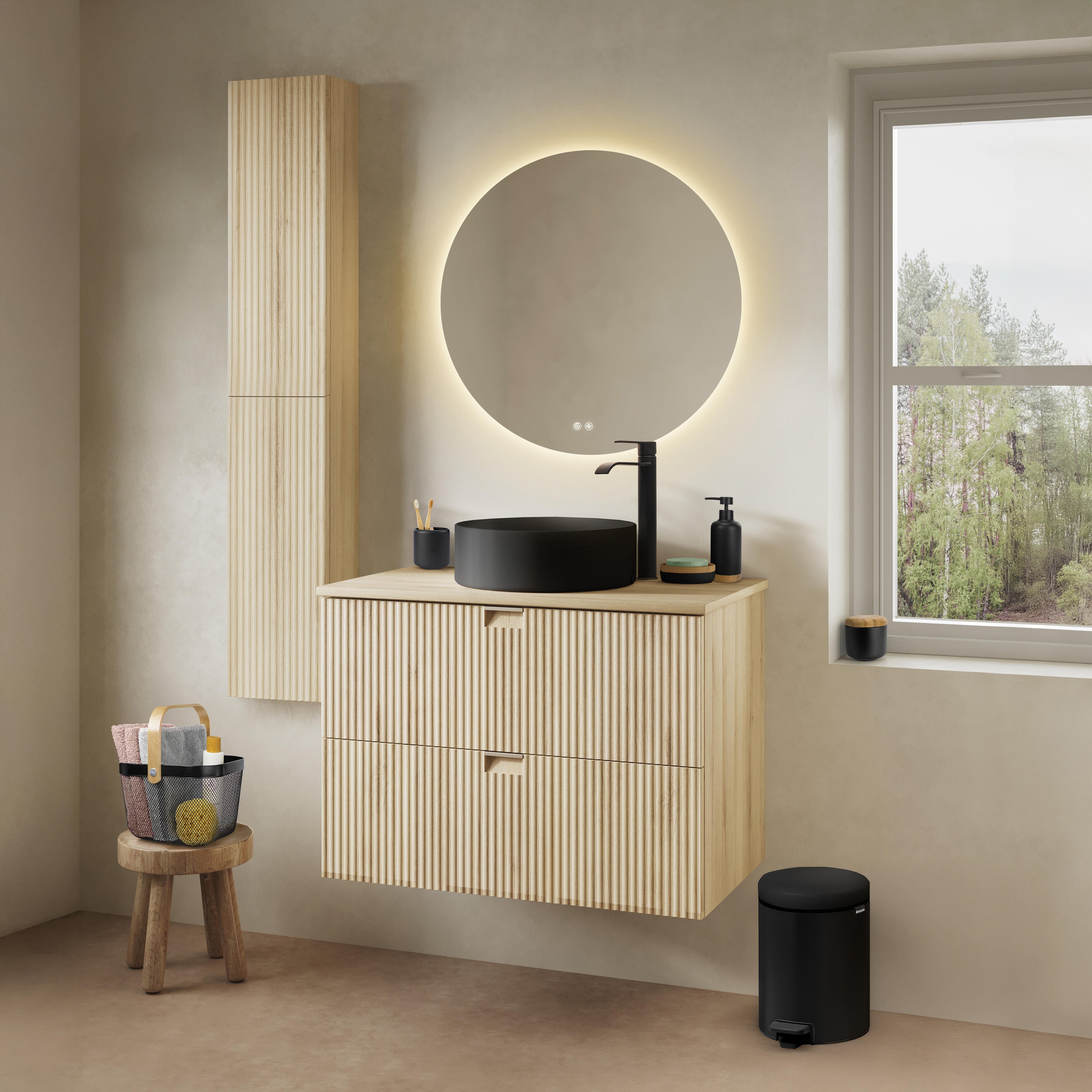 Balde do lixo BRABANTIA NEWICON PRETO MATE 3L - 5