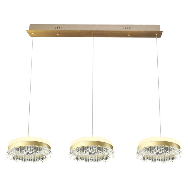 Lampa wisząca Preciosa złota 60 W LED Eko Light