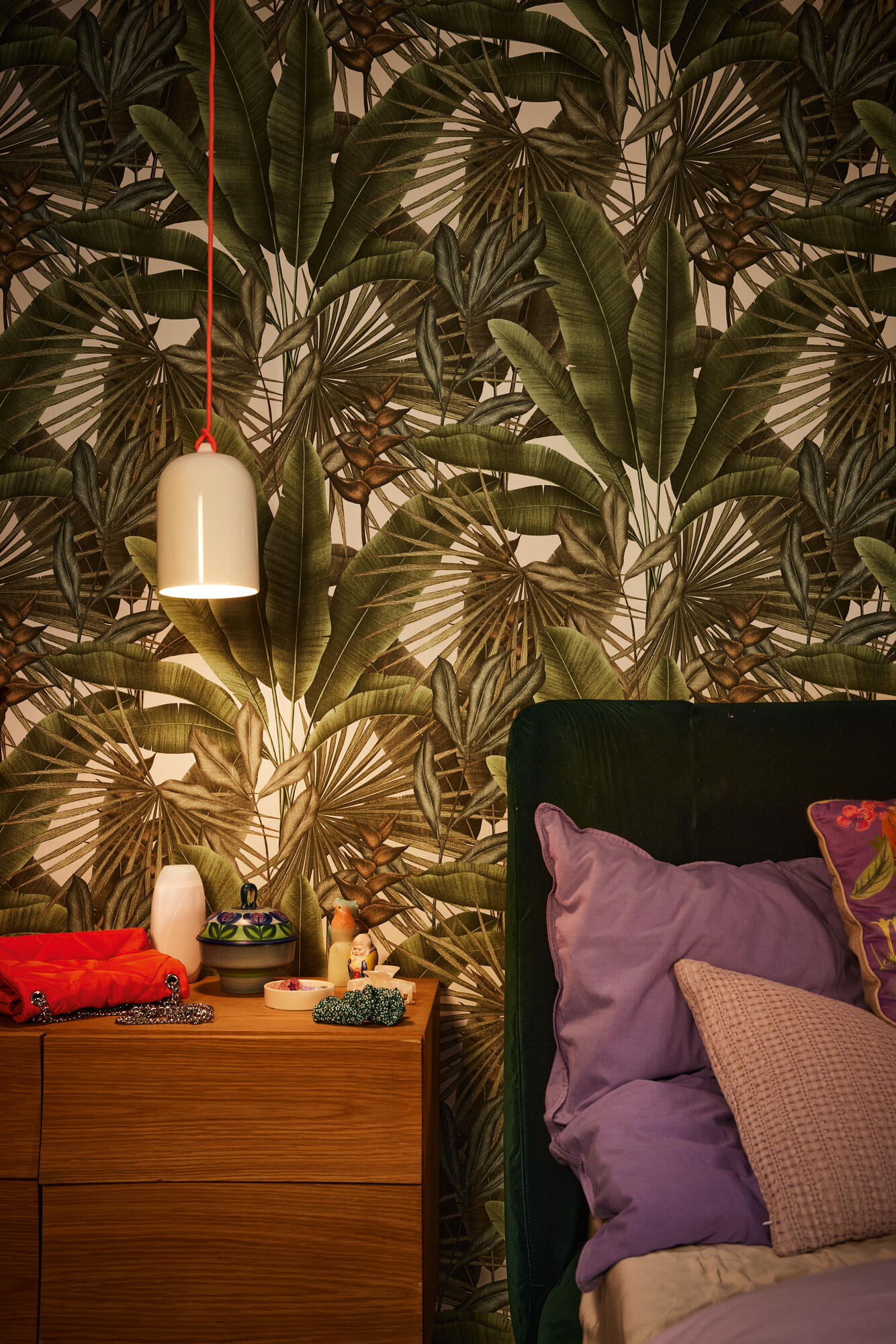 Papel pintado vinilo aplicación cola en pared Floral vegetal Tropical 396472 verde  A.S. CREATION 53cmx10.05m lavable apto para cocinas o baños - 2