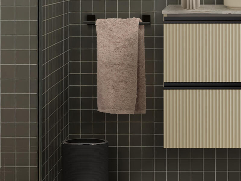 Toalha de algodão 50x100 cm rosa Sorema - 3