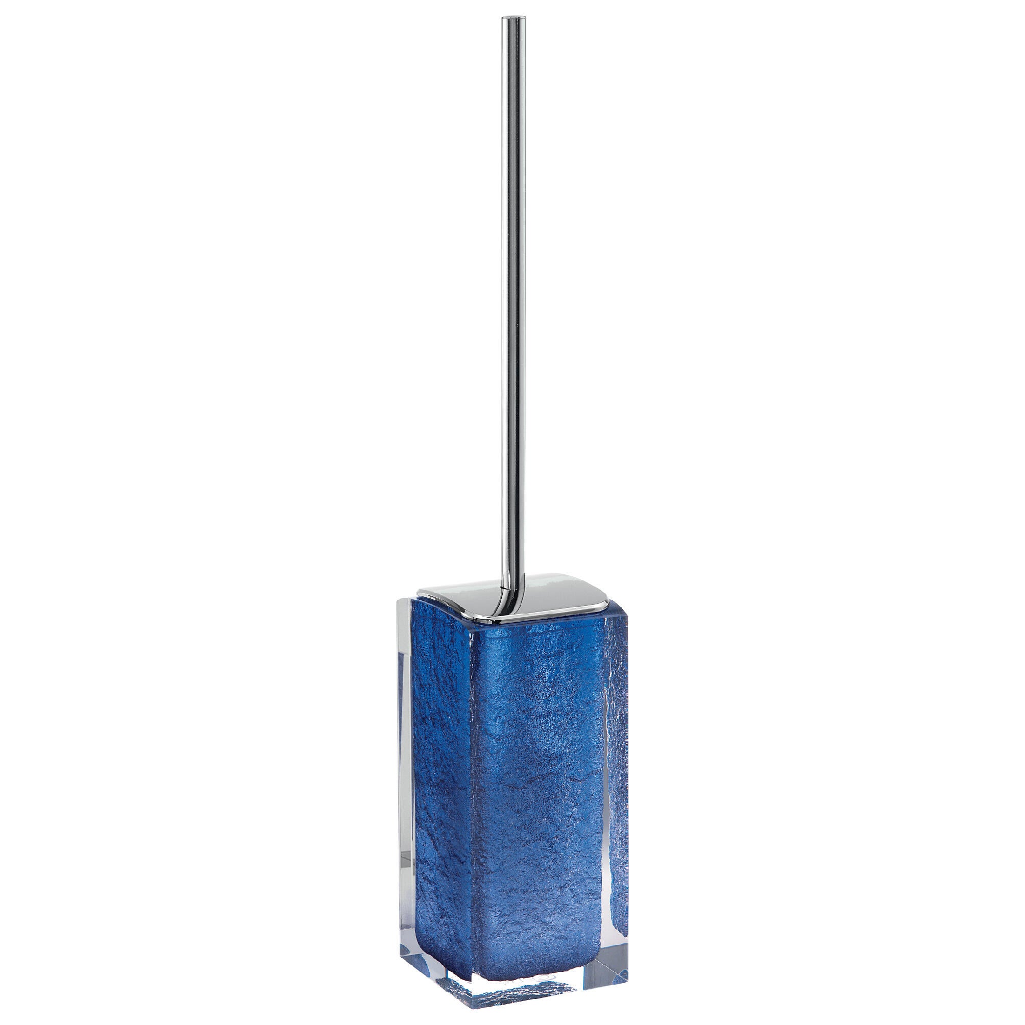 Escobillero de resina antares 8,7x47x8 cm azul