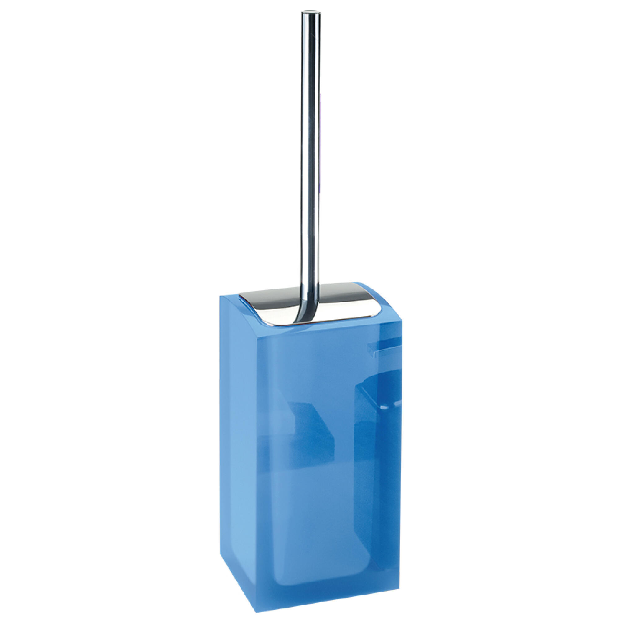 Escobillero de resina antares 8,7x47x8 cm azul