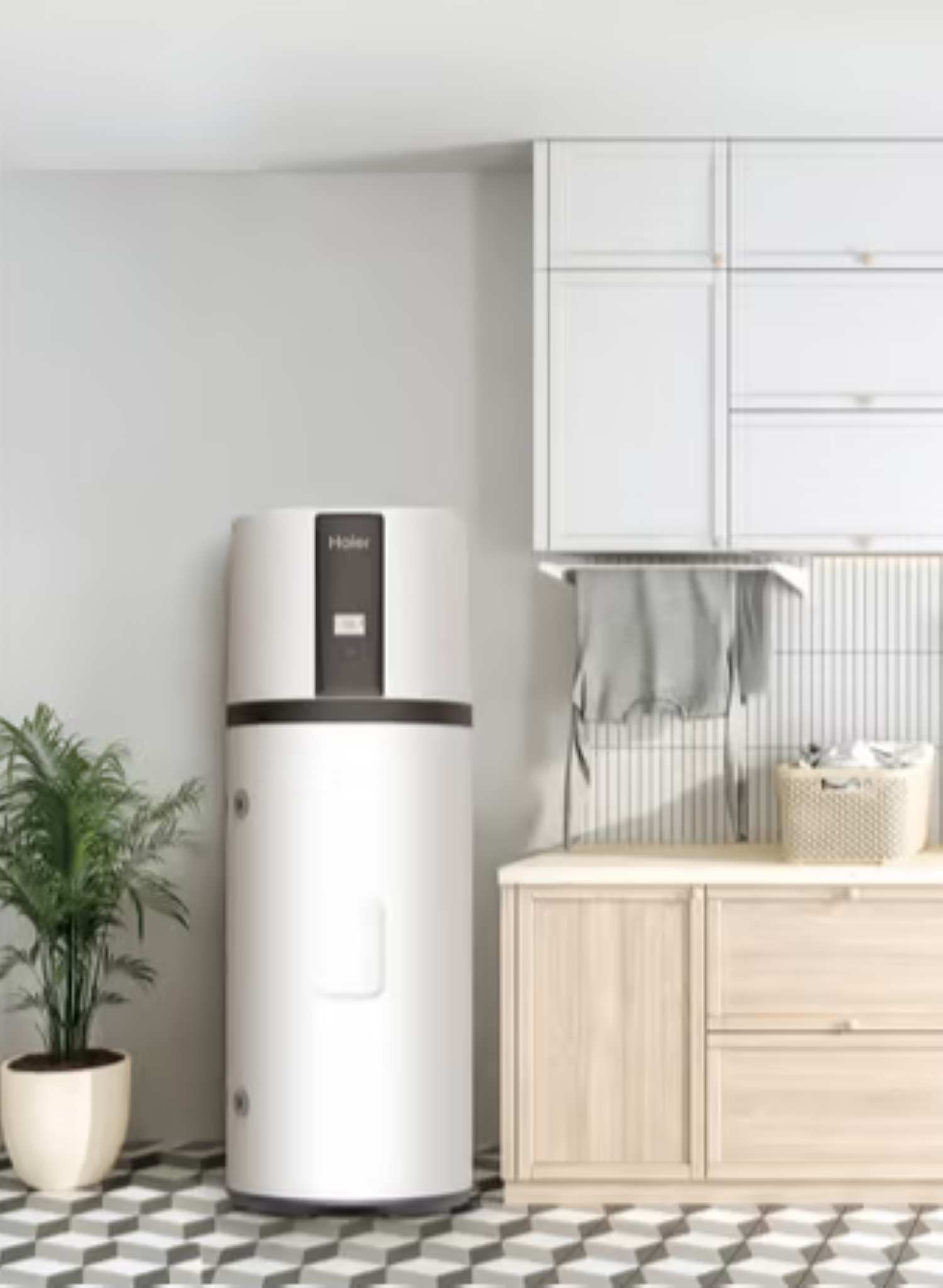 Bomba Calor Chão AQS HAIER HP 200M7 200 Litros, R290 - 5