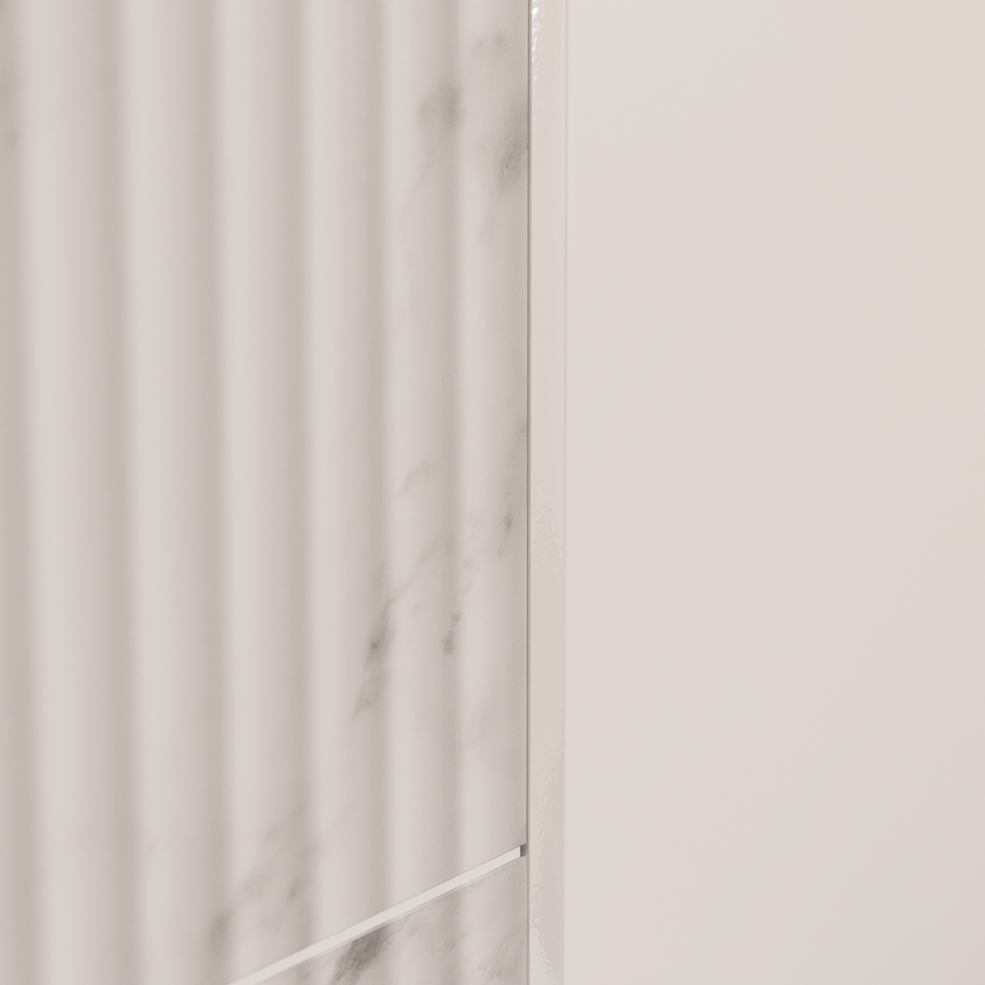 Perfil de esquina y borde externo cuadrado de aluminio Blanco brillo int/ext 2.5m x1.2cm - 5