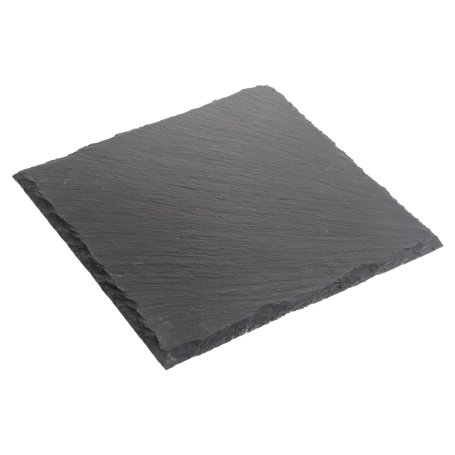 Tagliere quadrato in ardesia nero 30 x 30 cm