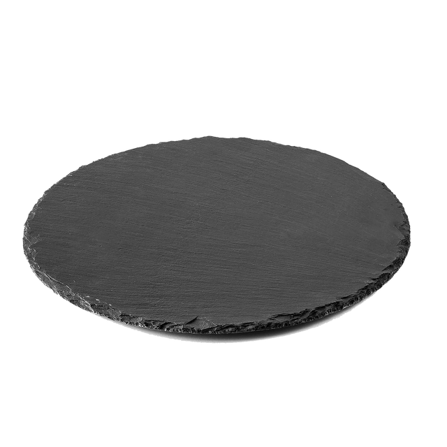 Tagliere tondo in ardesia nero ⌀ 15 cm