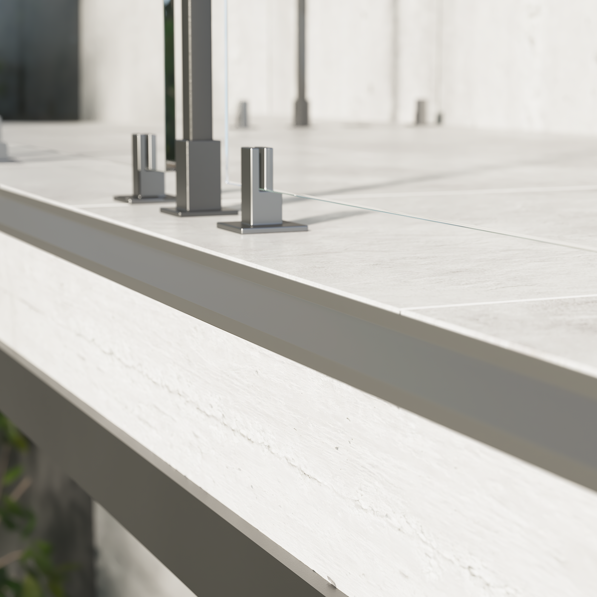 Profil okapowy wykończeniowy balkon grafit 200 cm Standers - 4