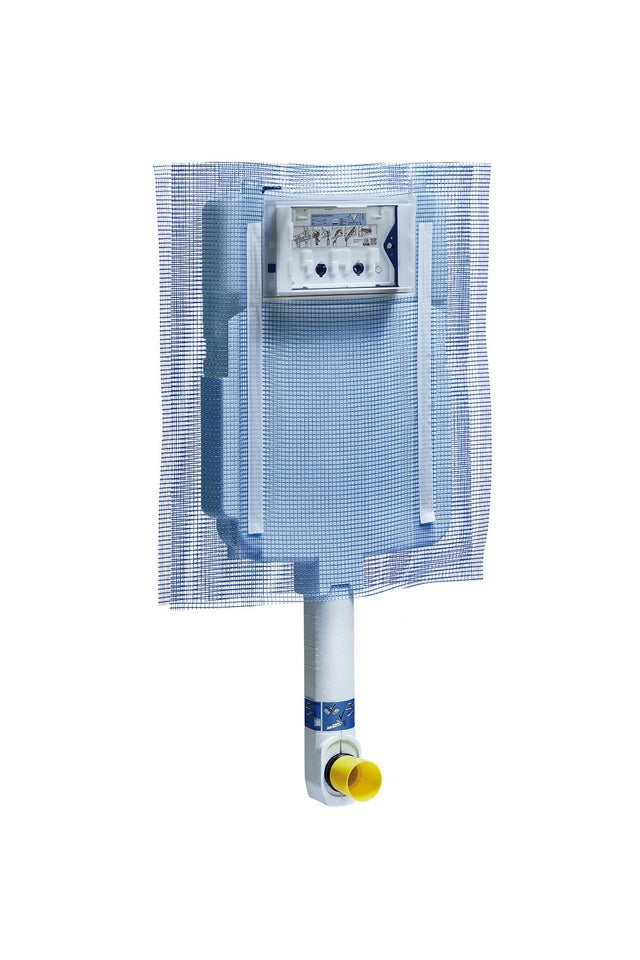 Cassetta wc a incasso GEBERIT GBR109.790.00 bianco pulsante doppio comando 9 L