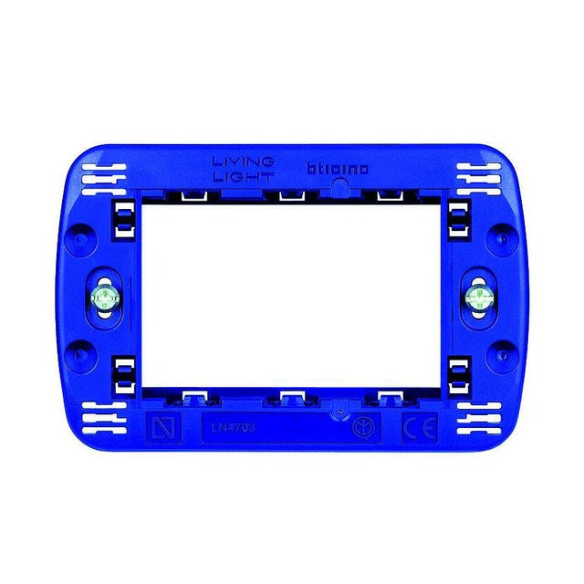 Supporto Living light BTICINO blu