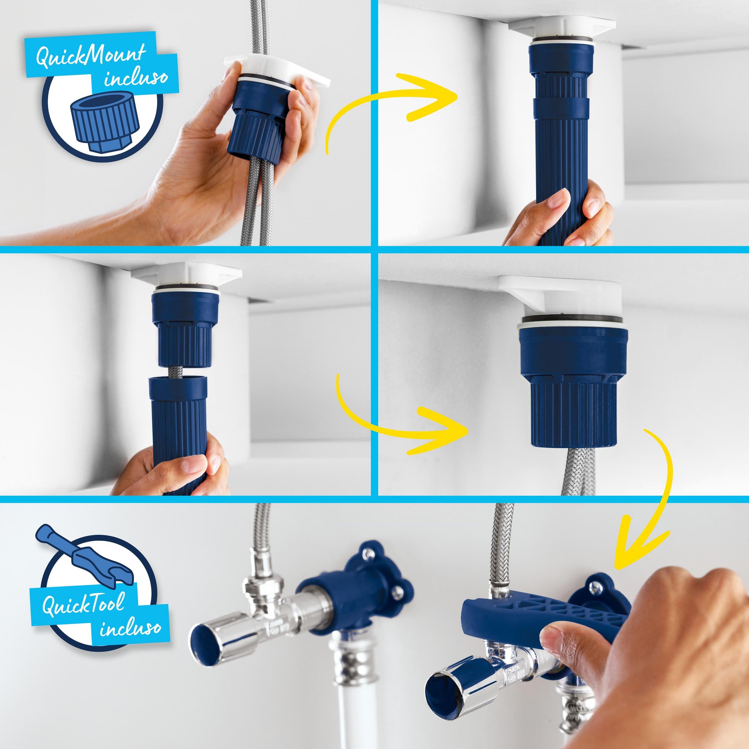 Rubinetto per lavabo getto aerato Clova Pulse cromato lucido GROHE H 29.9 cm - 8
